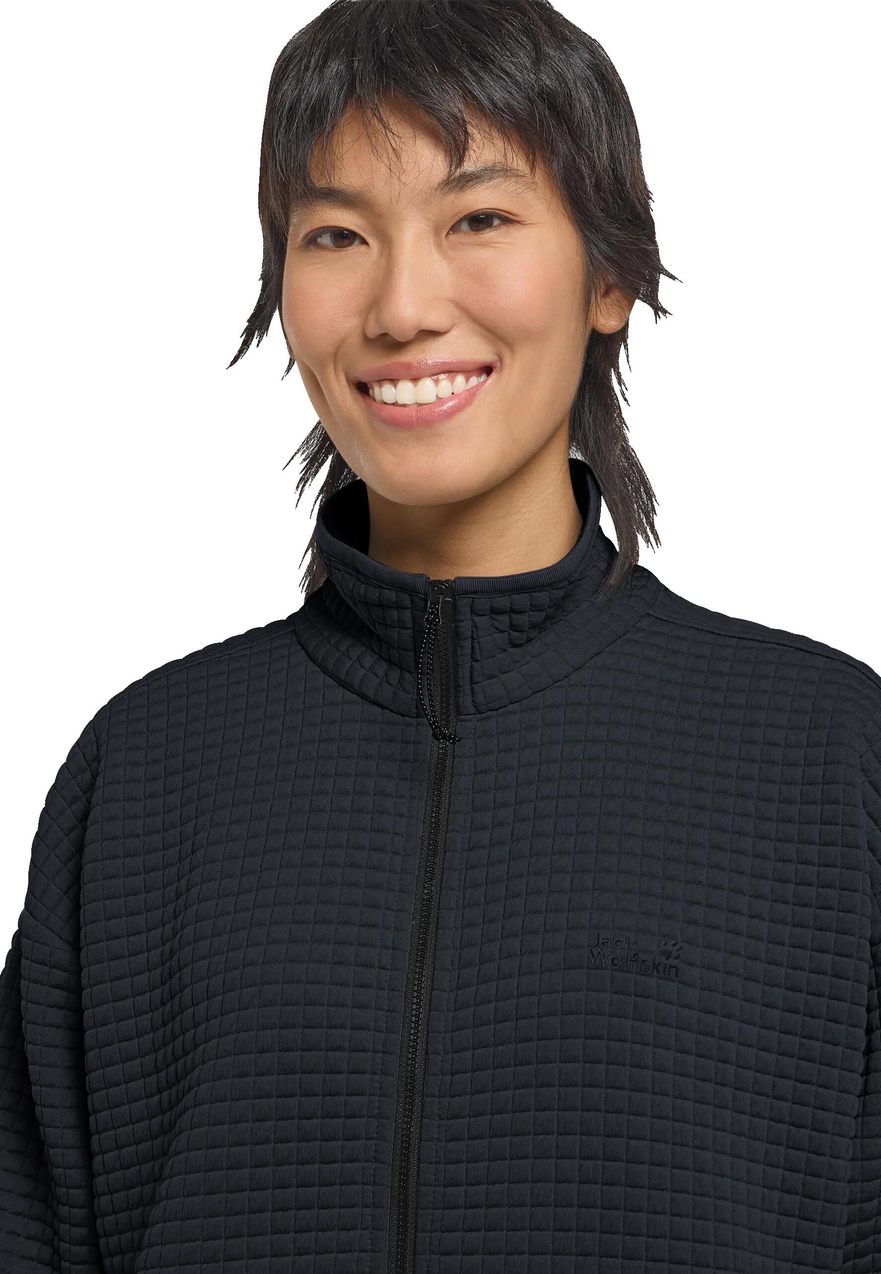 Mogari Fleecejack Dames Dames Lange rits fleece Dark Navy / Dark Navy 5/6