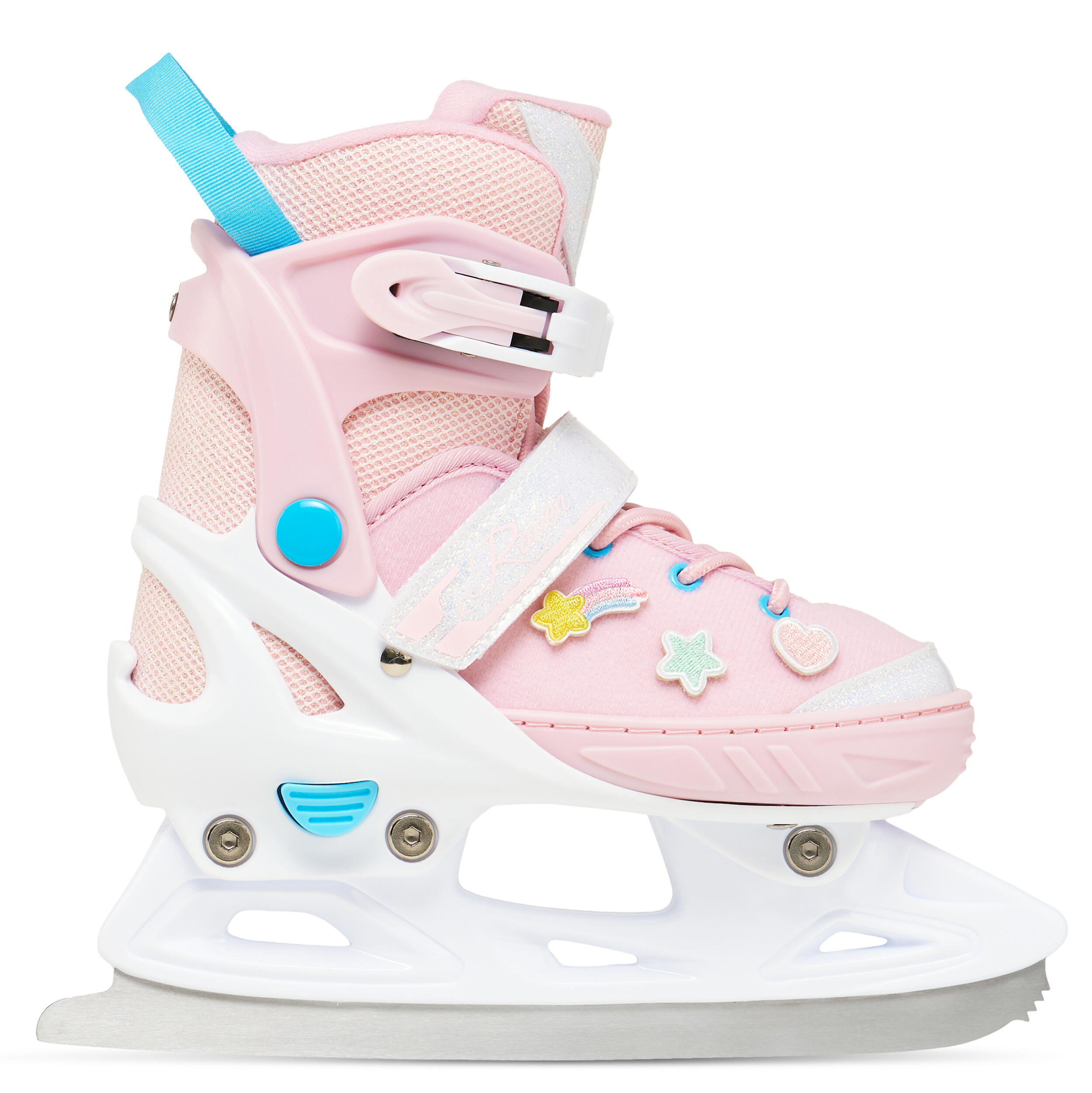 Patins de rodas ajustáveis artística 4 em 1 Lilly rodas LED e emblemas 6/7