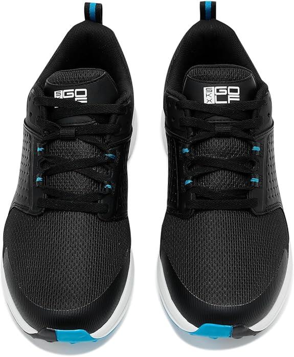 Skechers Golf Quest, Golfschuhe für Herren, Schwarz/Blau 5/7