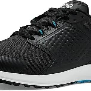 Skechers Golf Quest, chaussures de golf pour homme, noir/bleu
