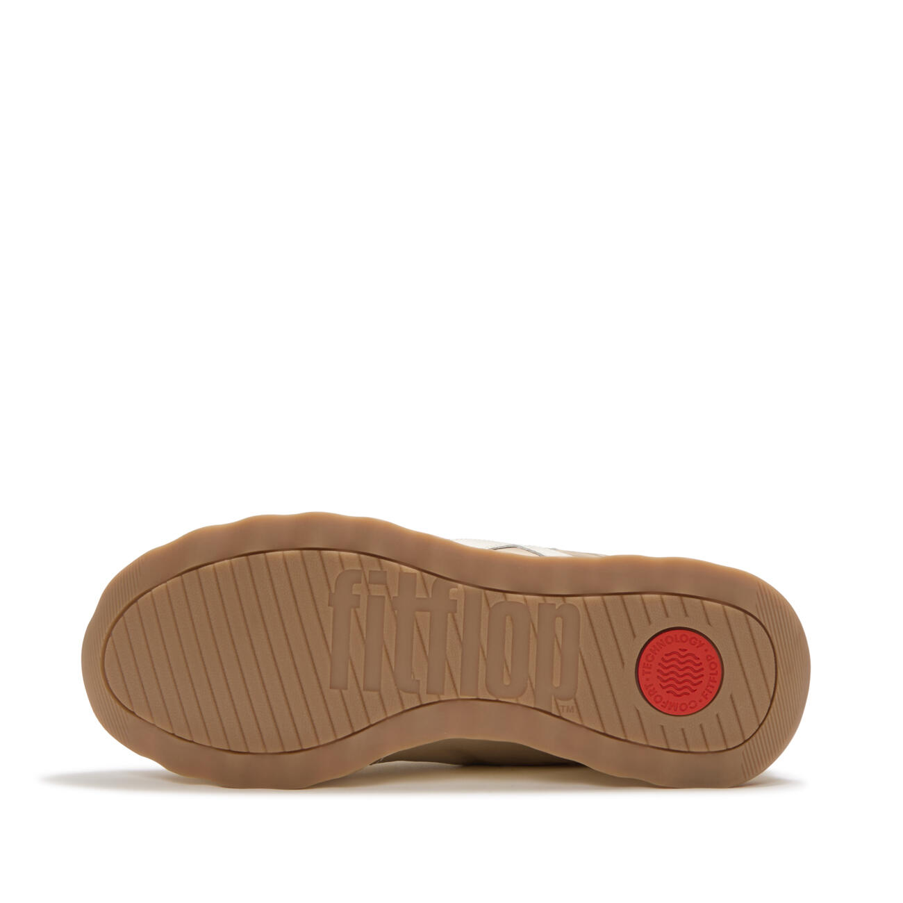 FITFLOP FitFlop Retro-Q FF Metallic-Fabric/Suede Sneakers  PLATINO 42 4/7