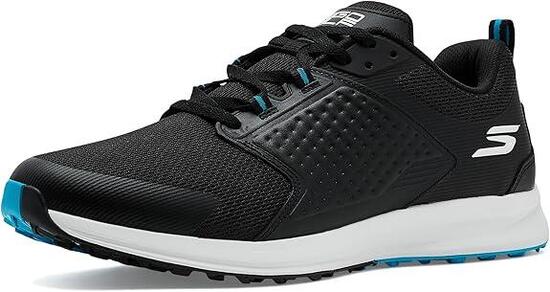 Skechers Golf Quest, chaussures de golf pour homme, noir/bleu