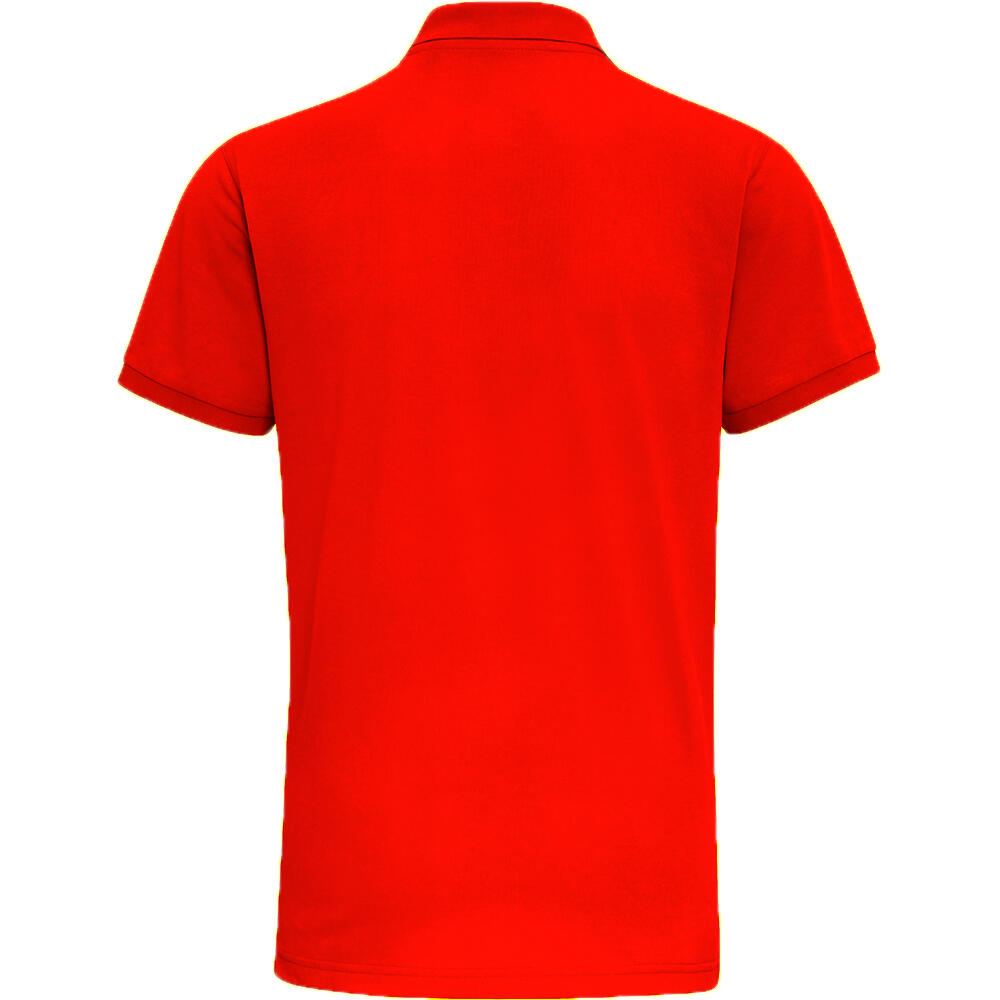 Polo A Manica Corta Uomo Asquith & Fox Rosso Ciliegia 2/2