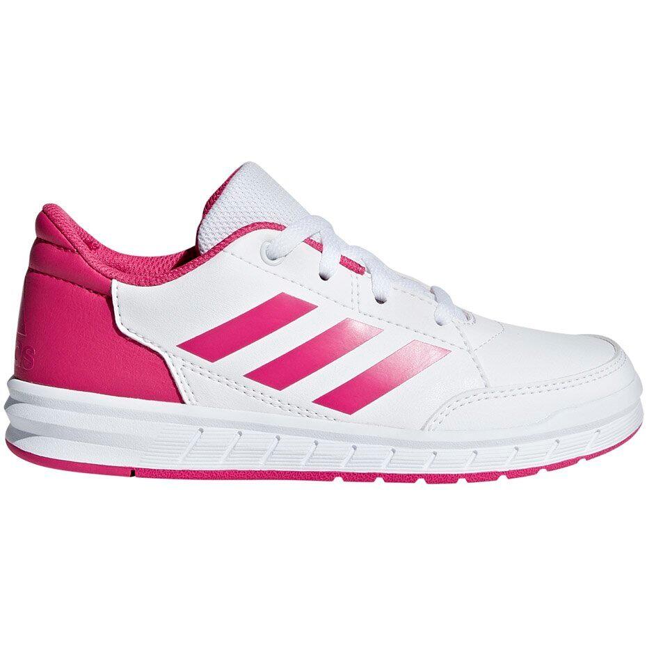 Buty dla dziewczynki adidas AltaSport K biało różowe D96870