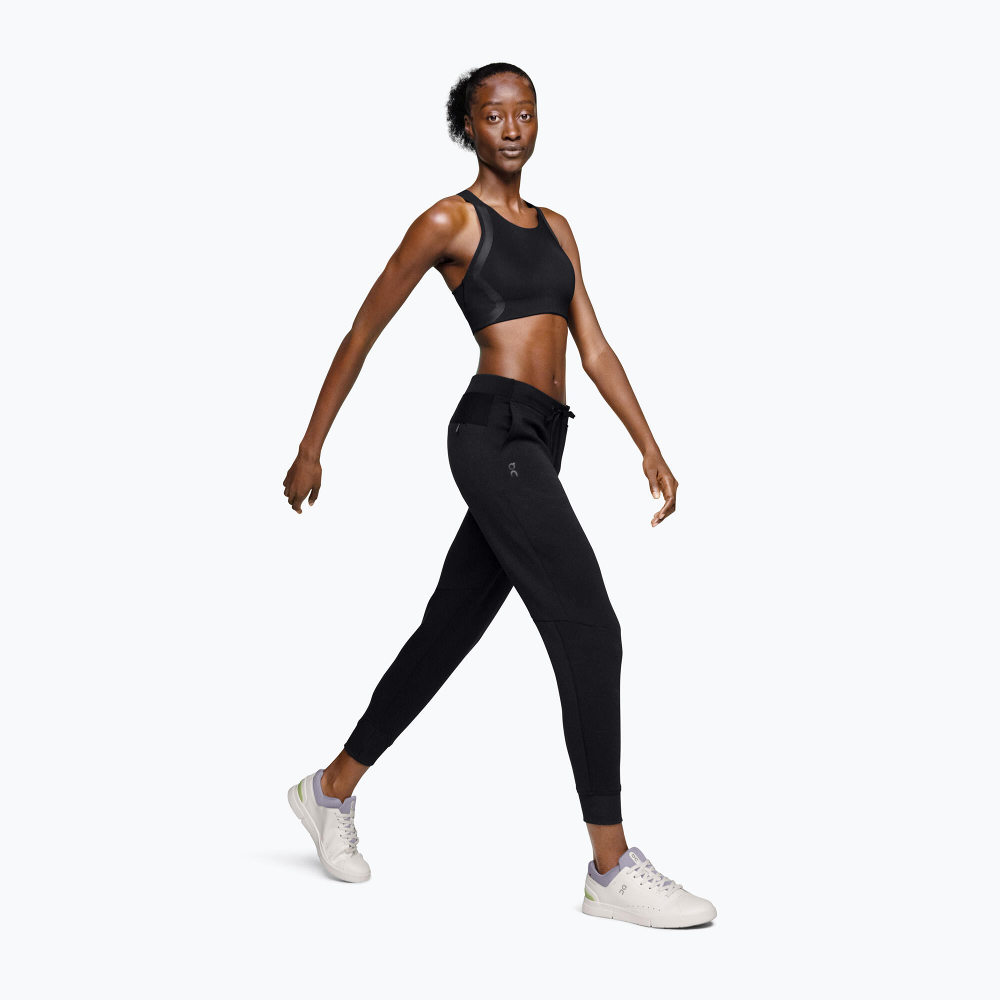 PANTAL DE SURVÊTEMENT  RUNNING NOIR FEMME 4/6