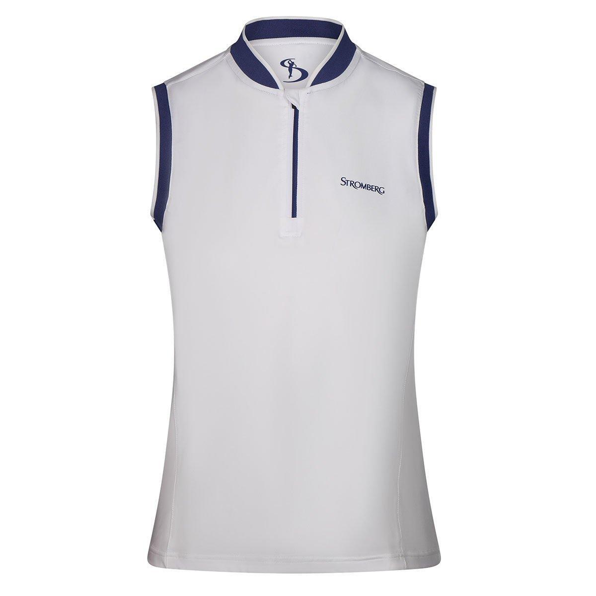 Meg Rib Ladies Meg Rib Zip Golf Polo Shirt | Decathlon
