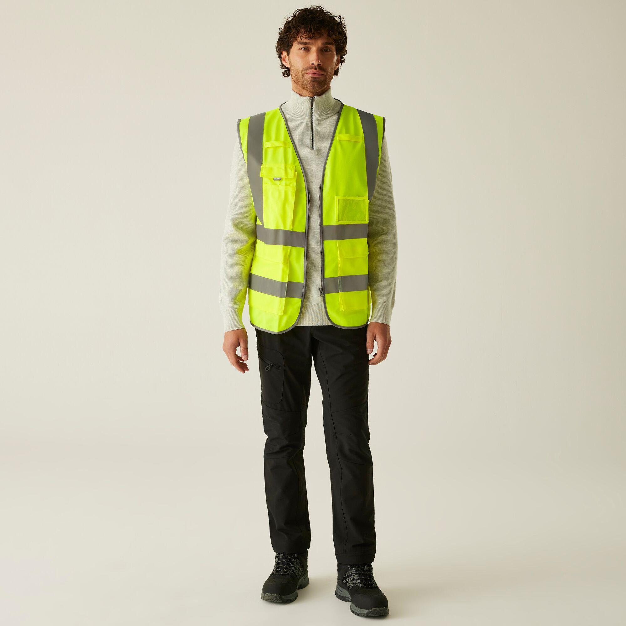 Mens Hi-vis Executive Vest 3/4