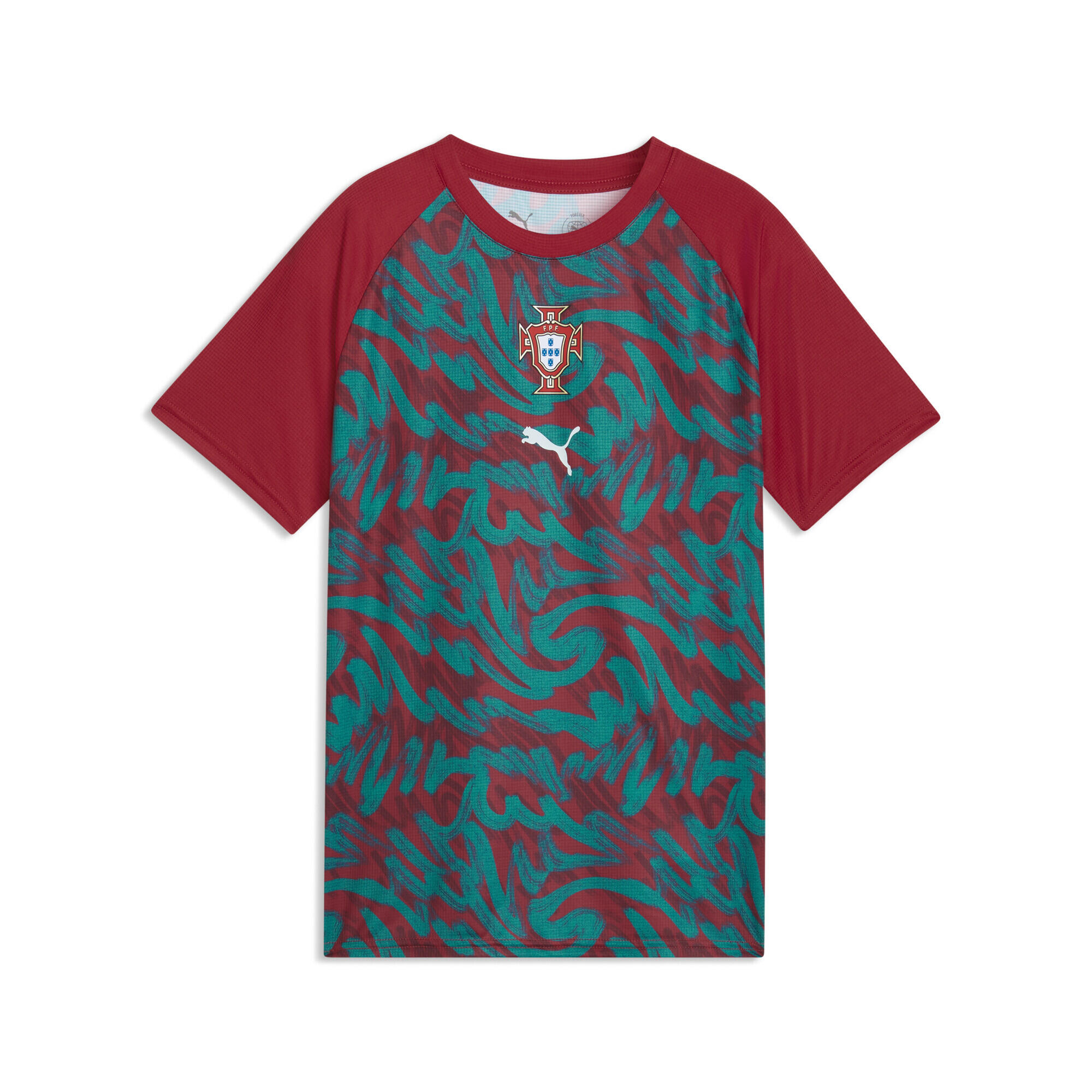 Camiseta de calentamiento Portugal Niño PUMA 2/6