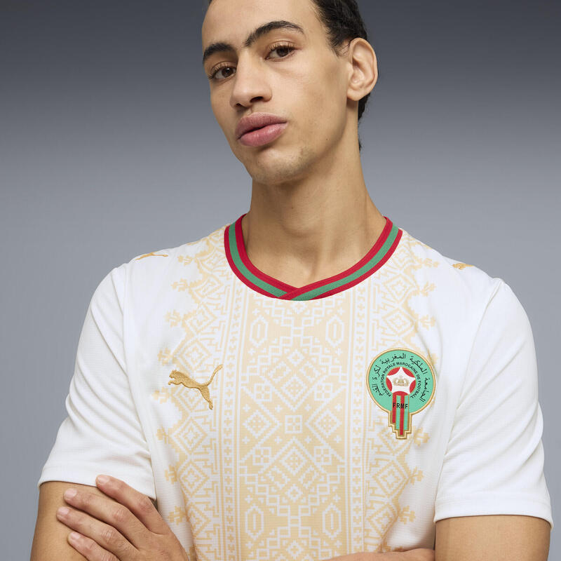 Tricou fotbal bărbați emblemă echipă 2026 Auswärtstrikot, alb PUMA