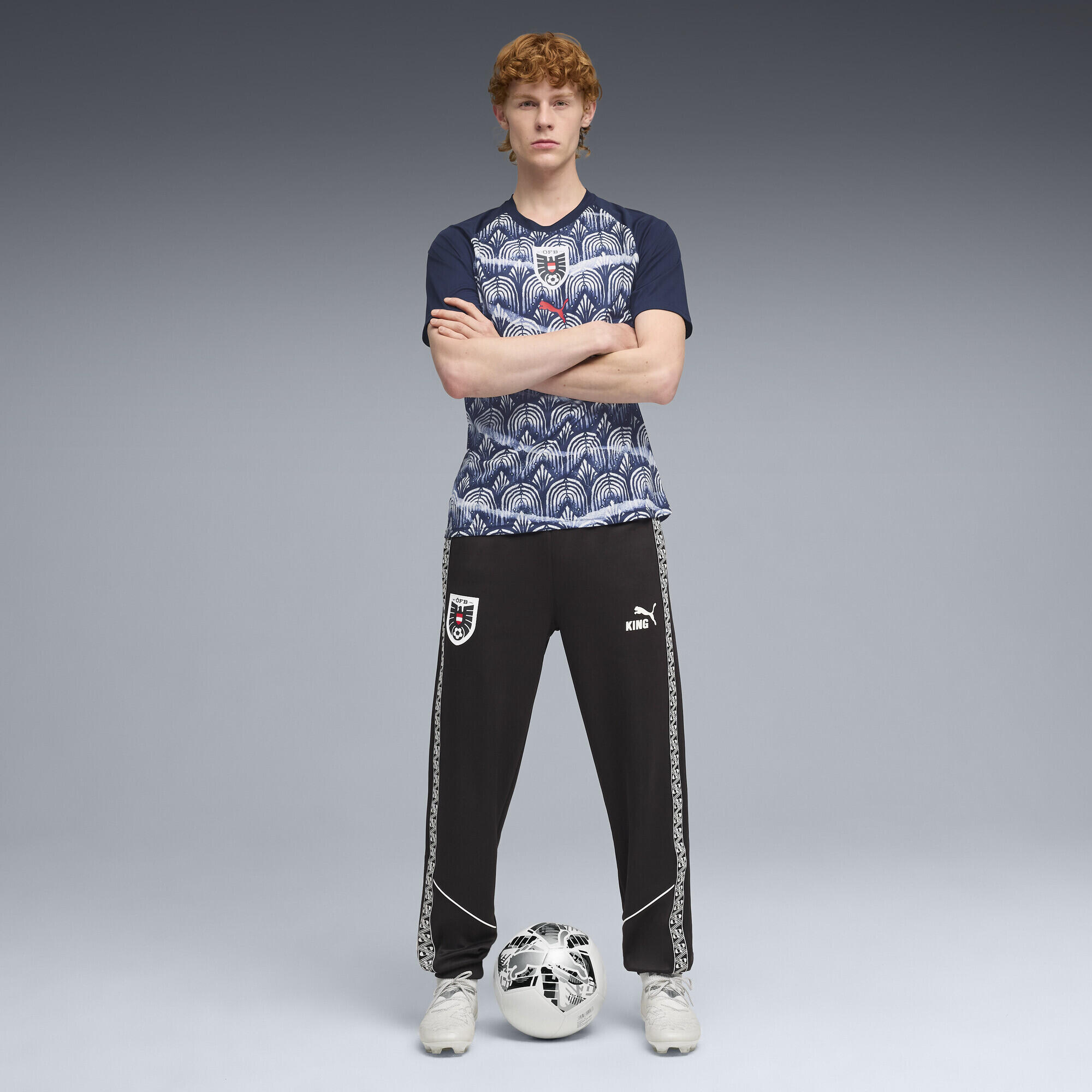 Oostenrijk warm-up-shirt voor heren PUMA 4/5