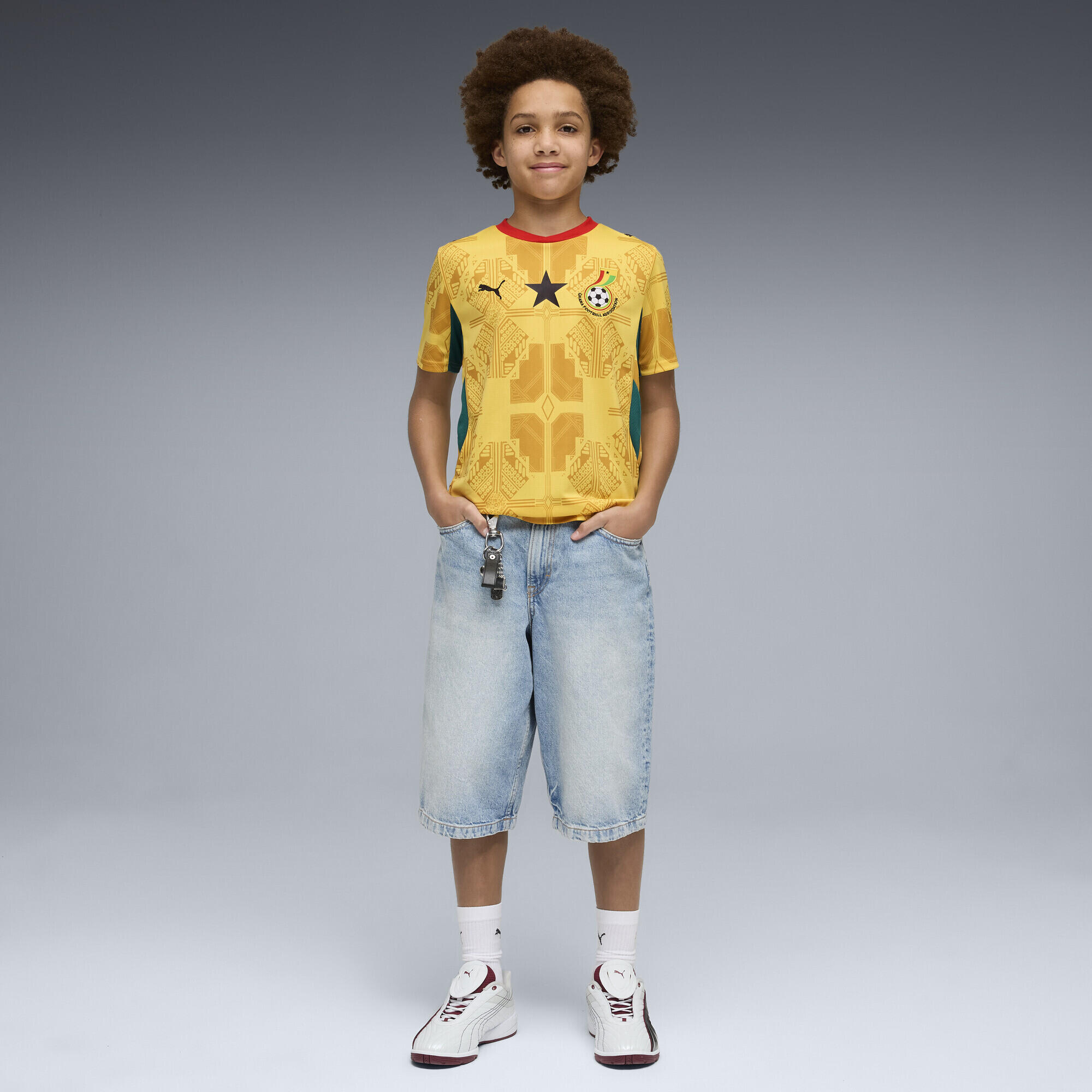 Maillot Away 2026 Ghana Enfant et Adolescent PUMA 4/6