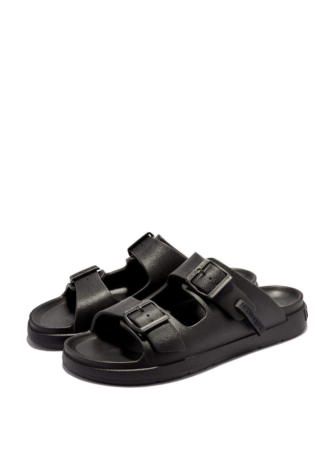 Sandalias Abiertas Unisex Hebilla Ajustable Vibe Total Negro 2/5