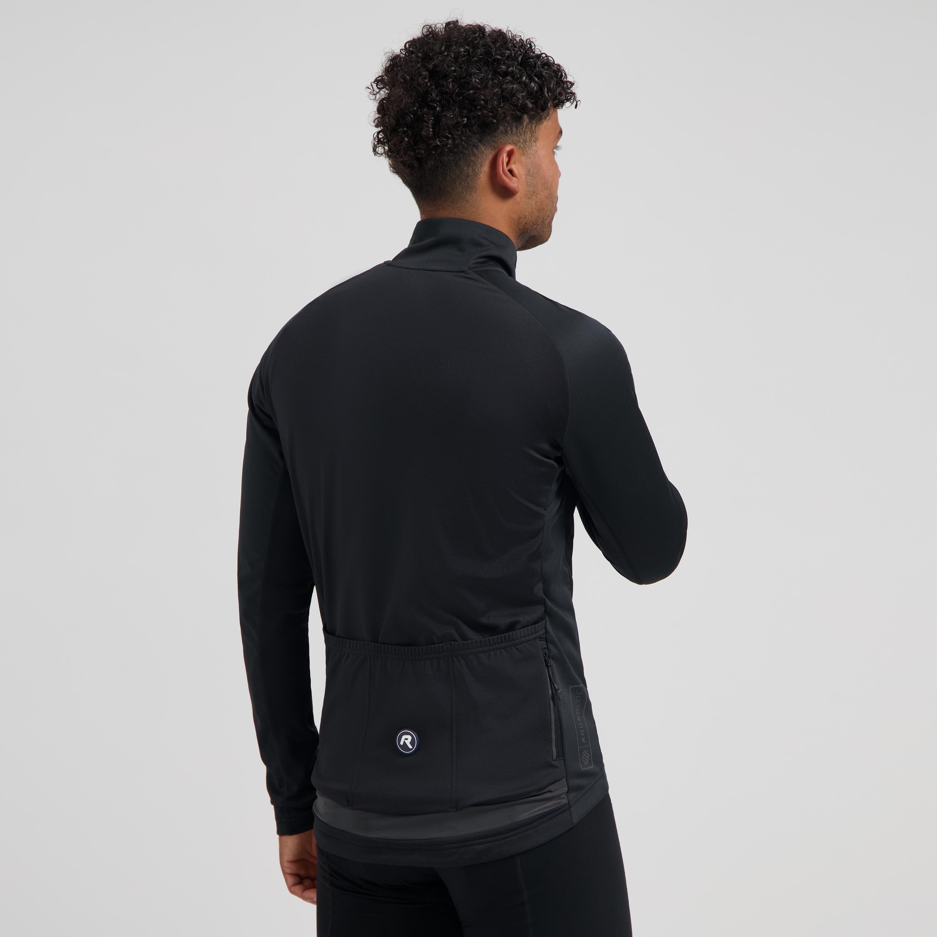Maillot de cyclisme d’hiver Homme Noir Essential II 4/7