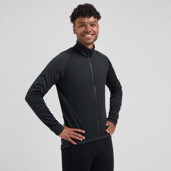 Maillot de cyclisme d’hiver Homme Noir Essential II