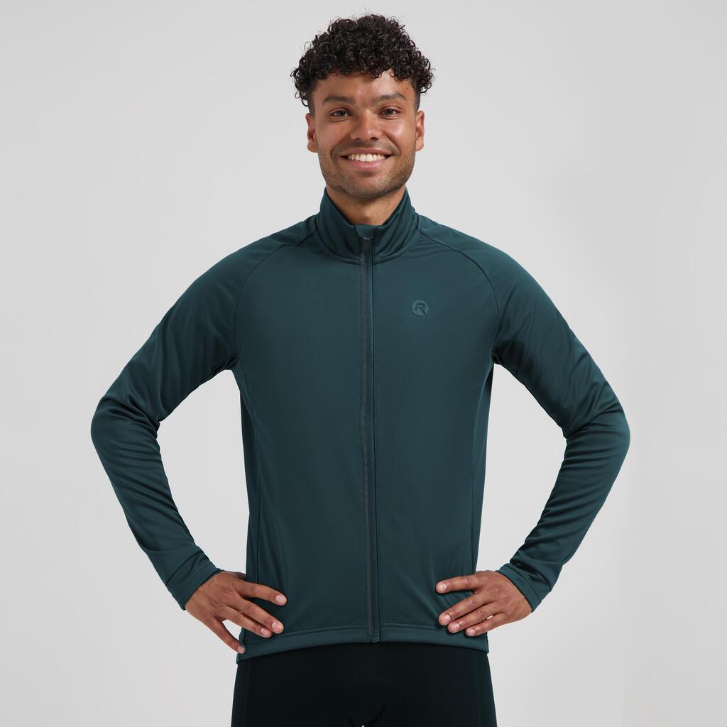 Winter Cycling Jacket Men Dark Blue Essential II