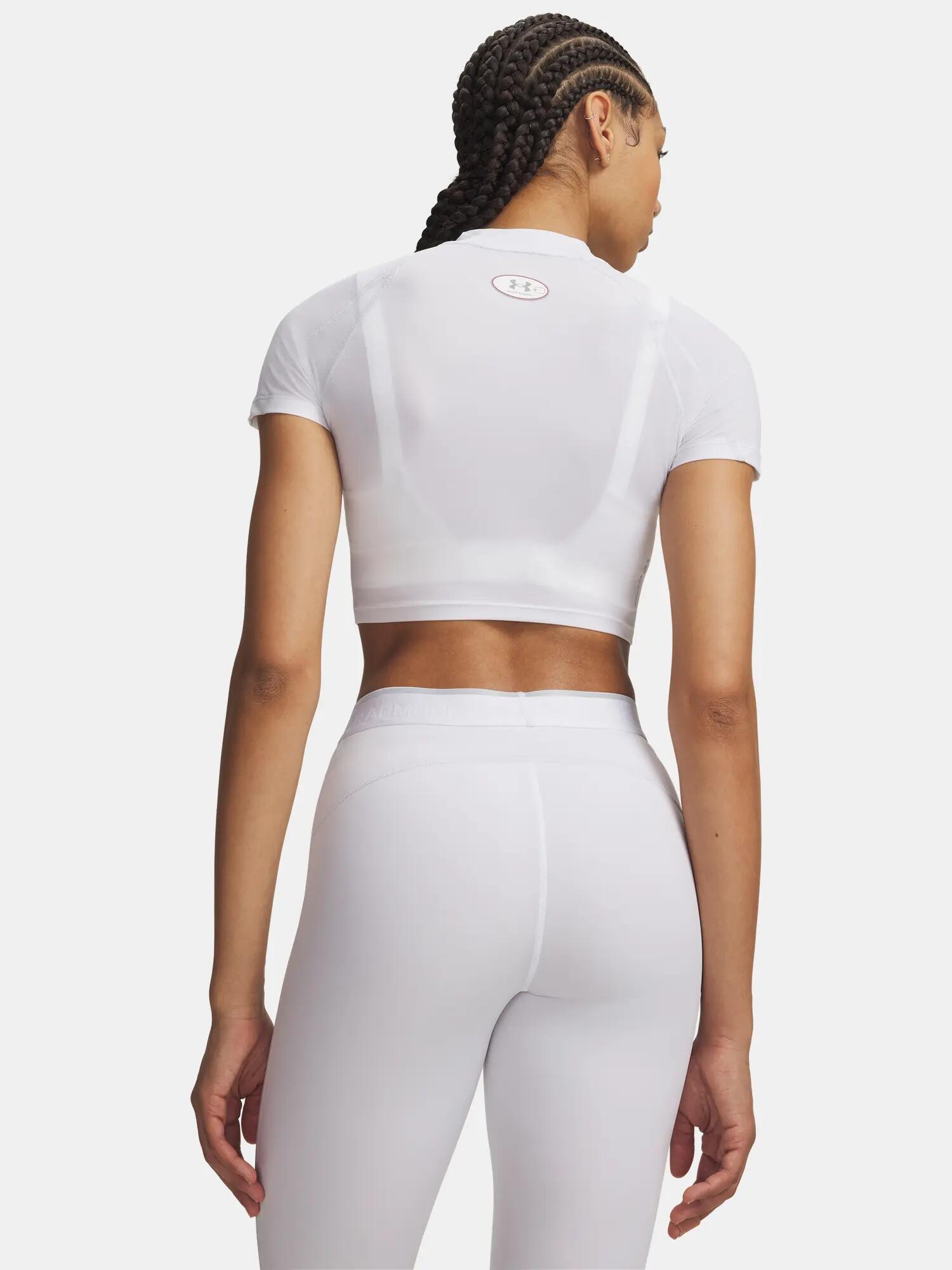 Női Under Armour HeatGear Elite Crop Mck SS póló 2/3
