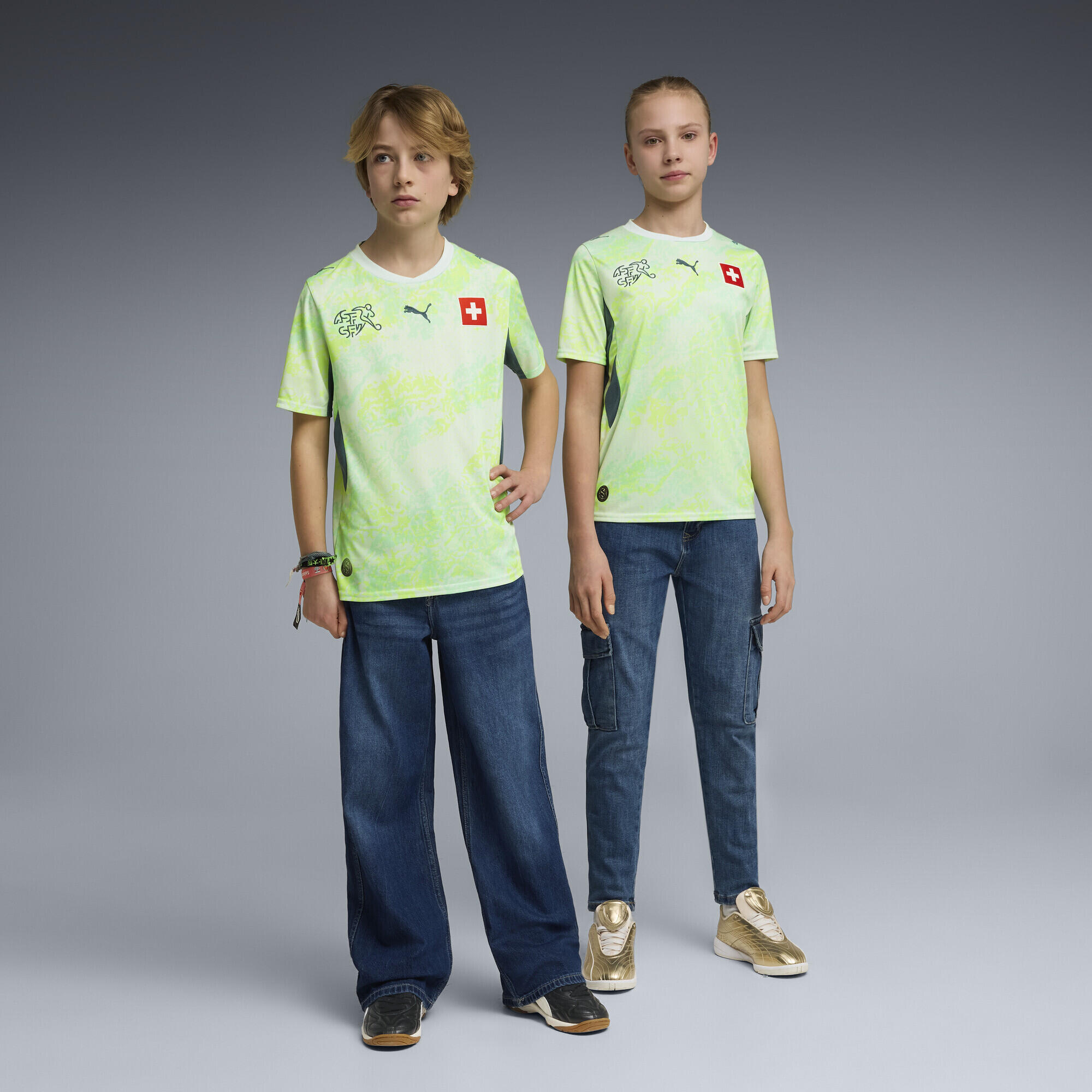 Zwitserland 2026 uitshirt voor jongeren PUMA 4/6
