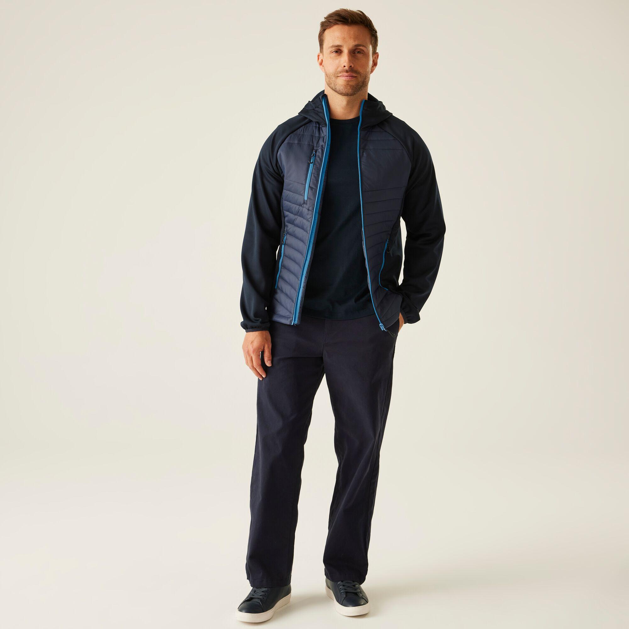Mens Navigate Hybrid Quilted Hooded Jacket 3/6