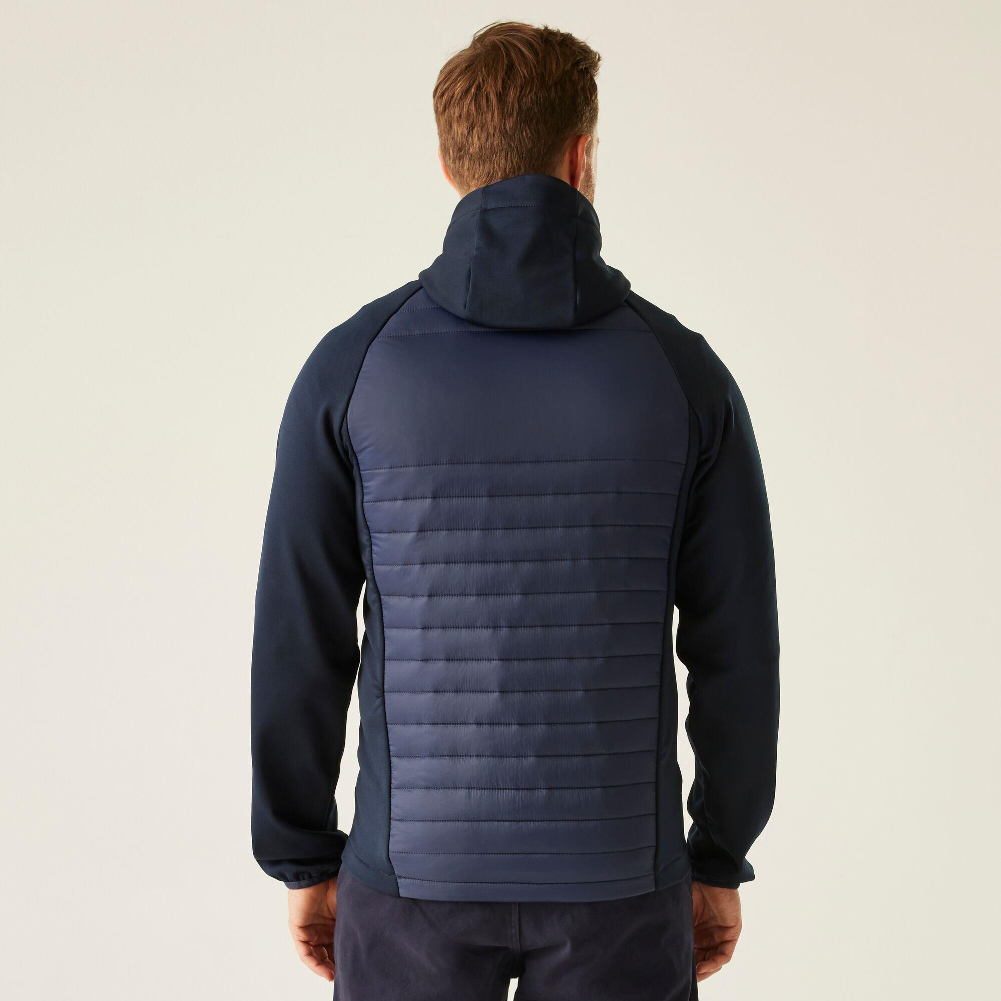 Mens Navigate Hybrid Quilted Hooded Jacket 2/6