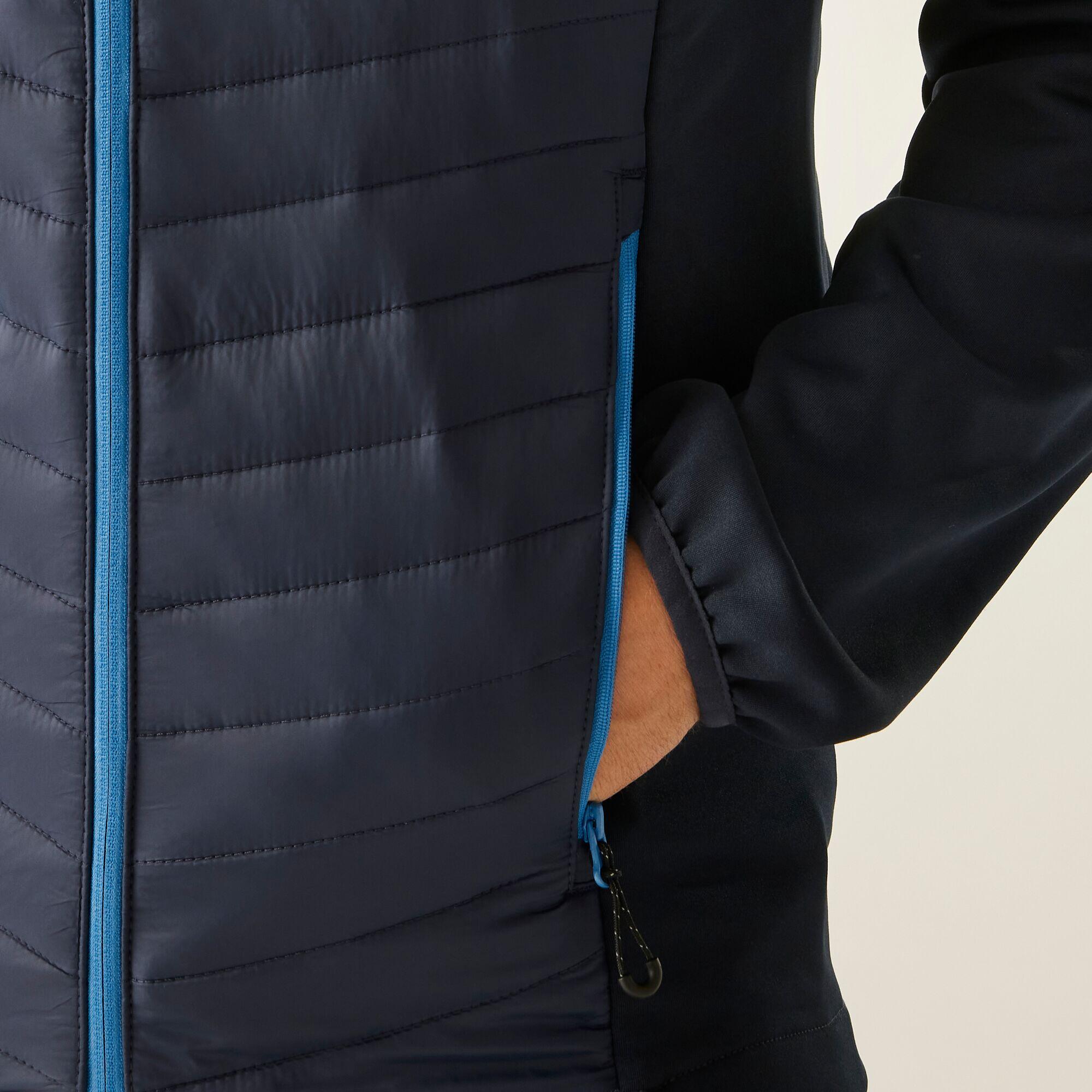 Mens Navigate Hybrid Quilted Hooded Jacket 4/6