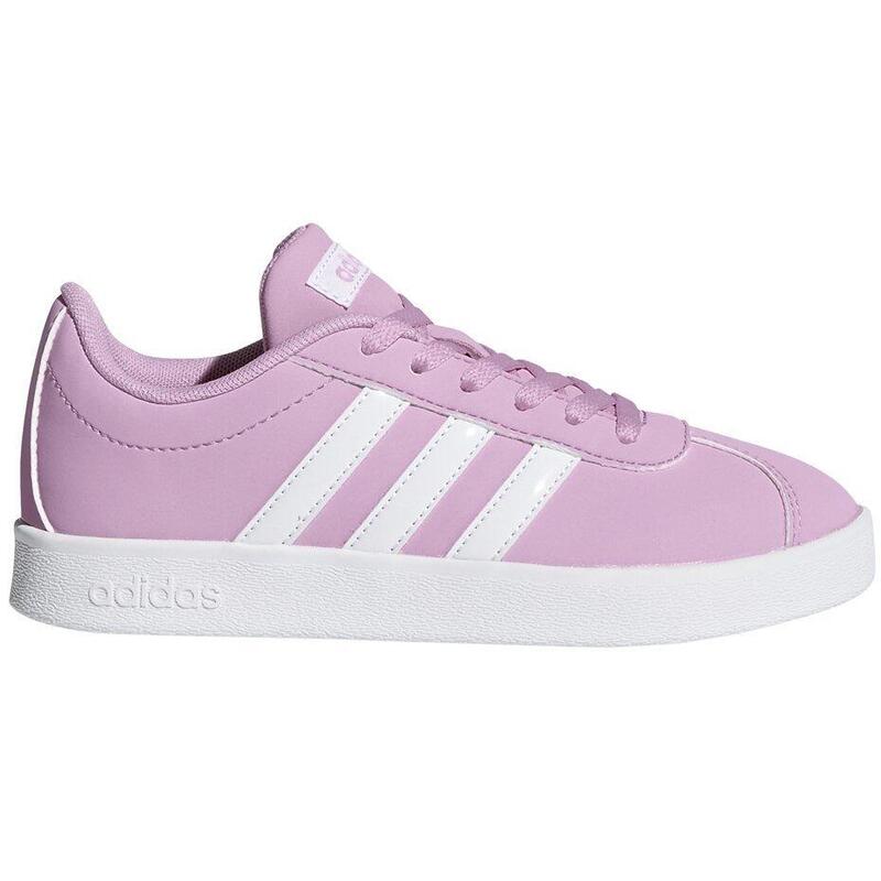 Buty dla dziewczynki adidas VL Court 2.0 K różowe DB1517