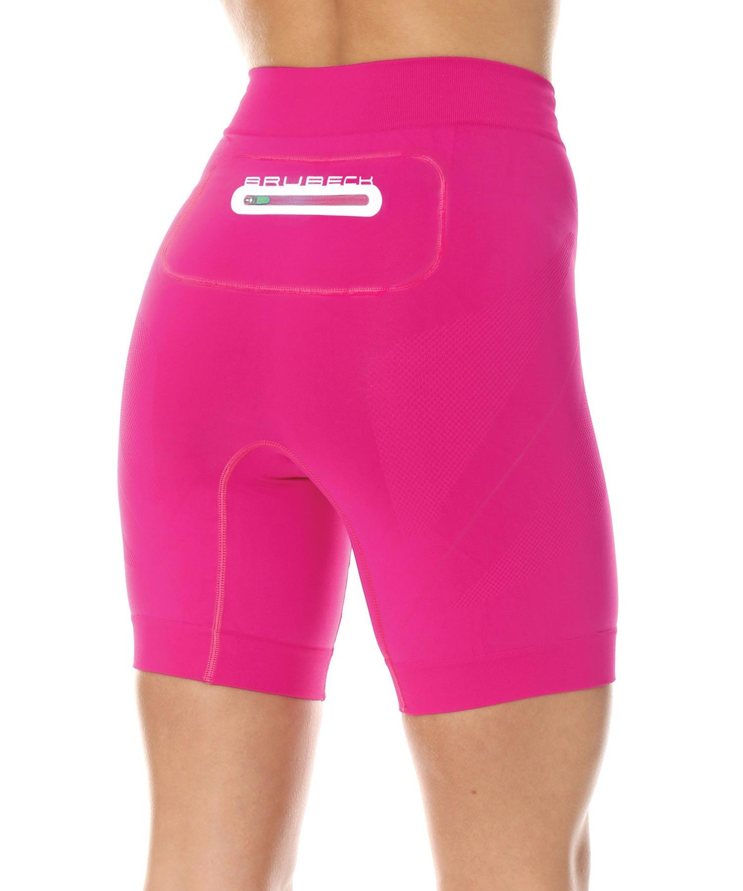 Short de running femme respirant sans couture RUNNING FORCE 2/4