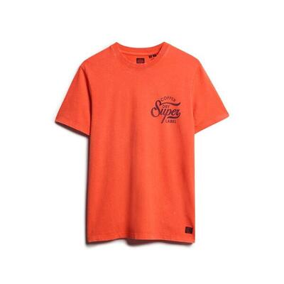 T-shirt met een print op de borst superdry copper label