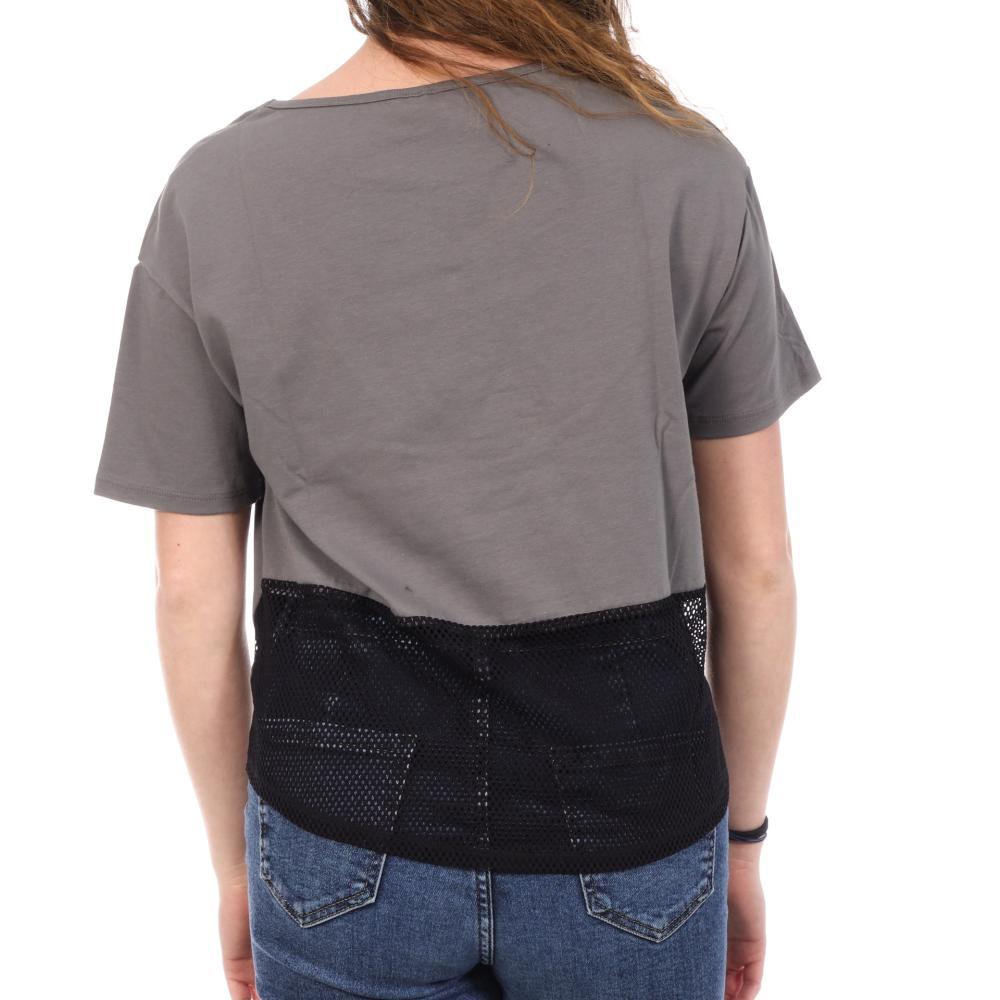 T-Shirt Gris Femme Le Coq Sportif Loose 2/2