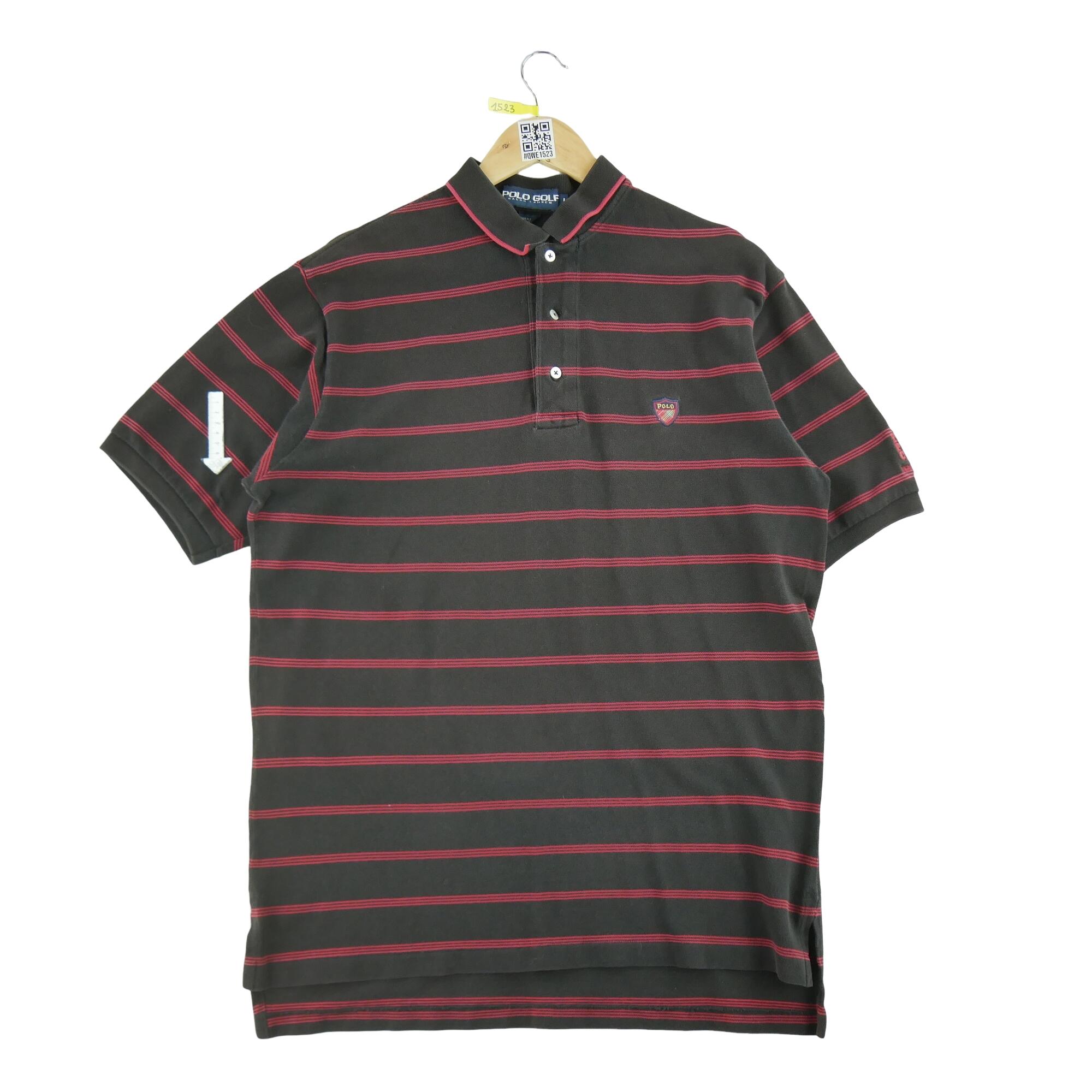 Seconda Mano - Polo da uomo a maniche corte marrone - Stato buono 5/6