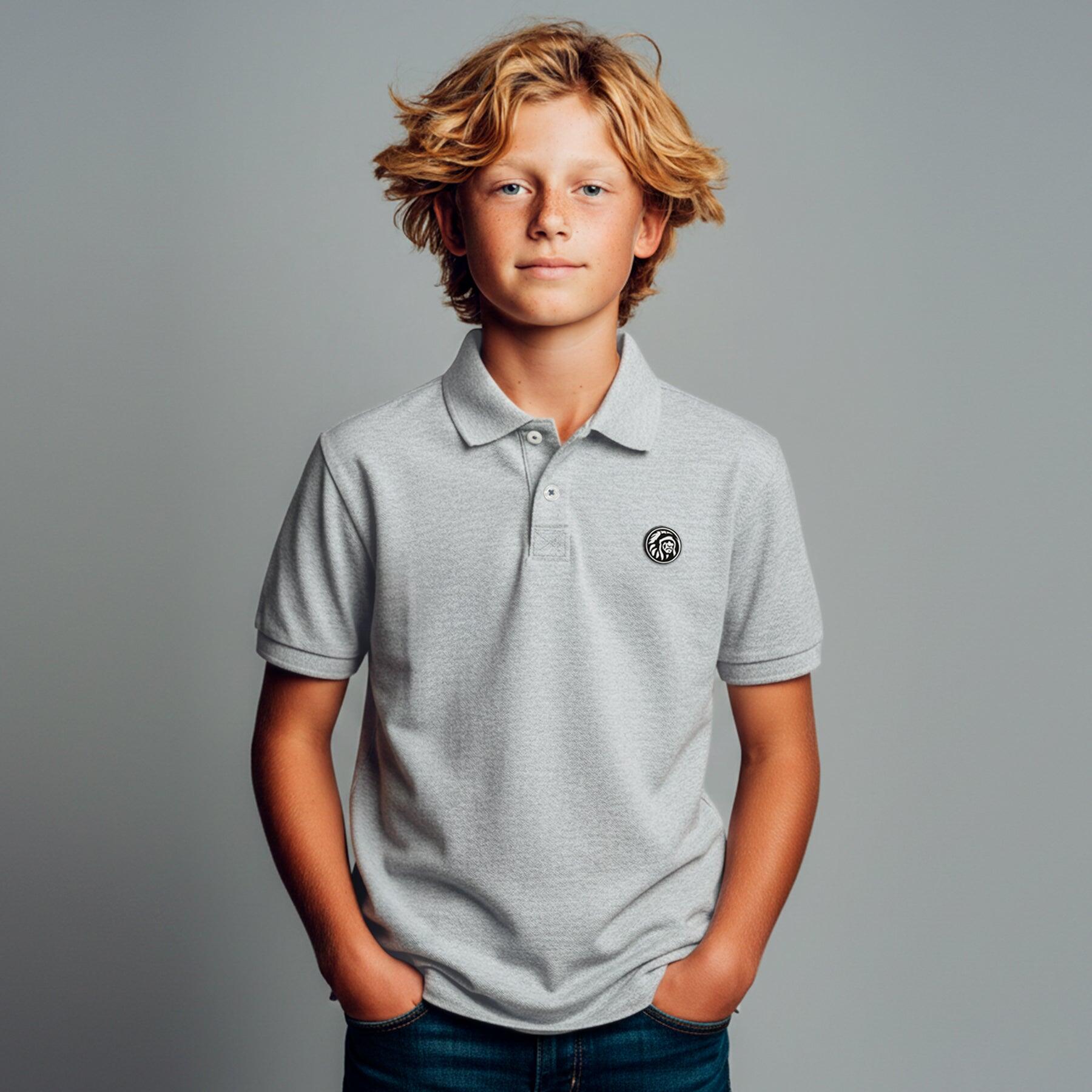 Polo The Indian Face Unisex Kids Soul Grey 3/5