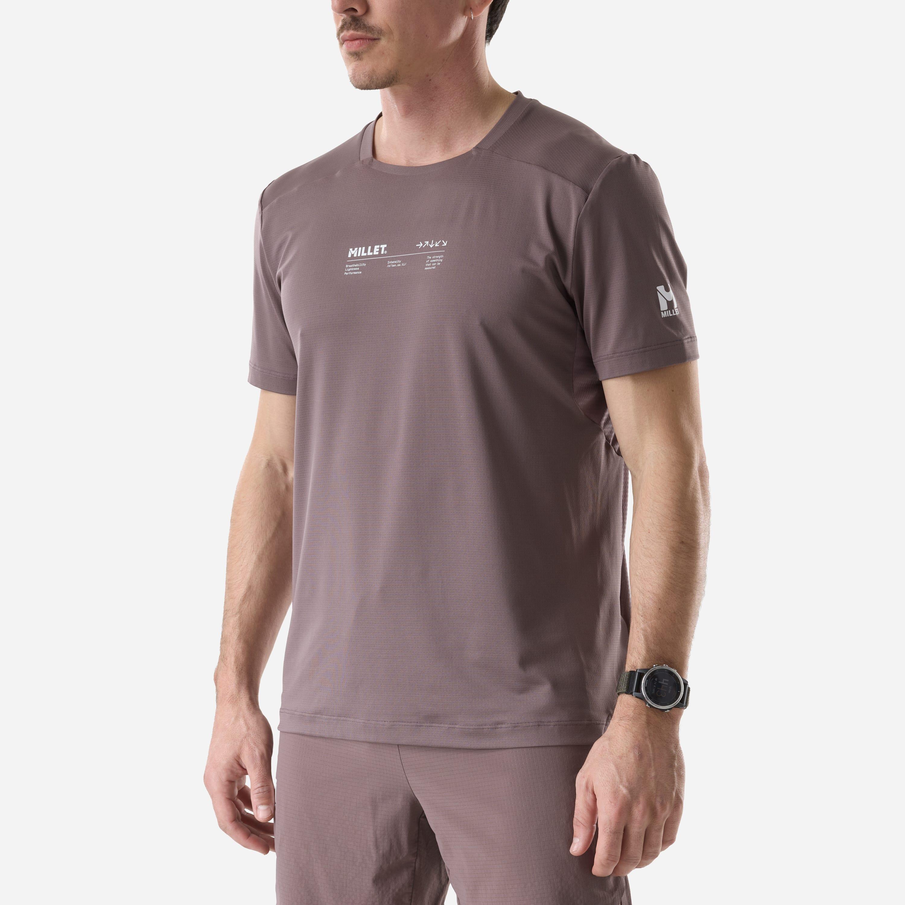 T-shirt Trail running Uomini  INTENSE 3/4