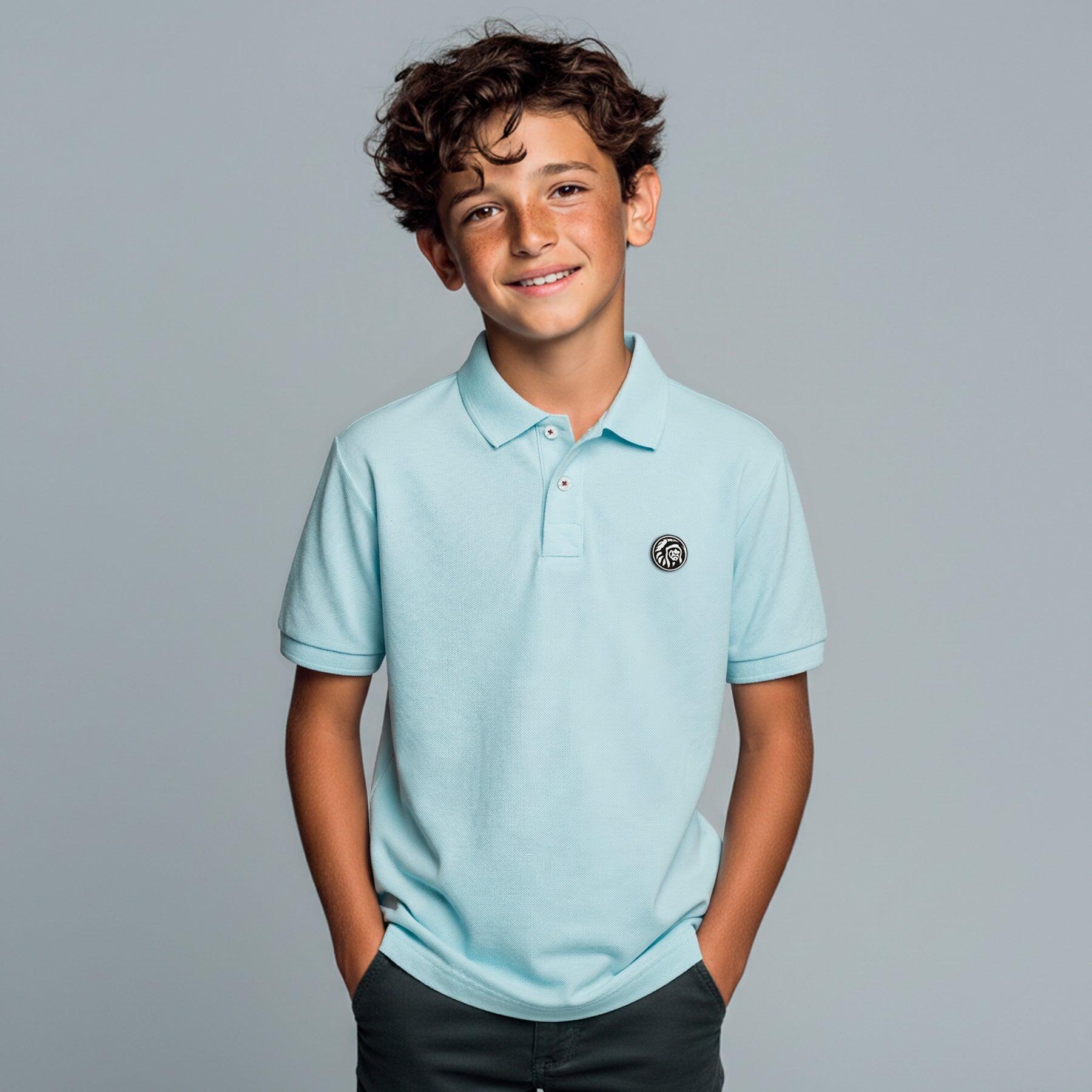 Polo The Indian Face Unisex Kids Soul Azul 3/5