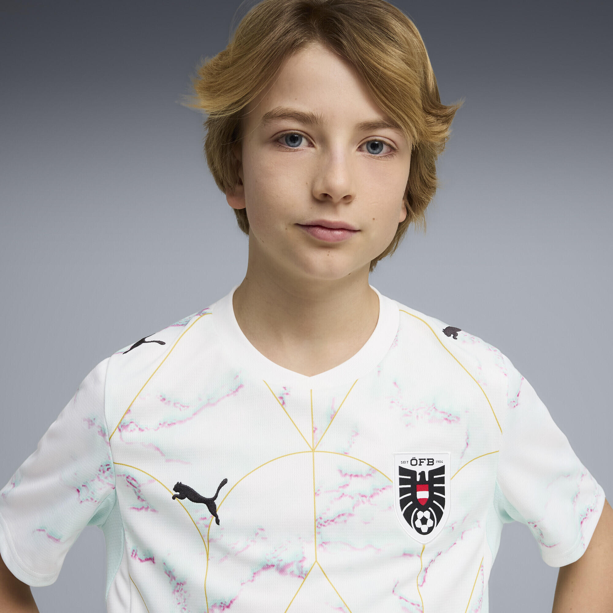 Camiseta Austria 2.ª equipación 2026 Niño PUMA 3/6