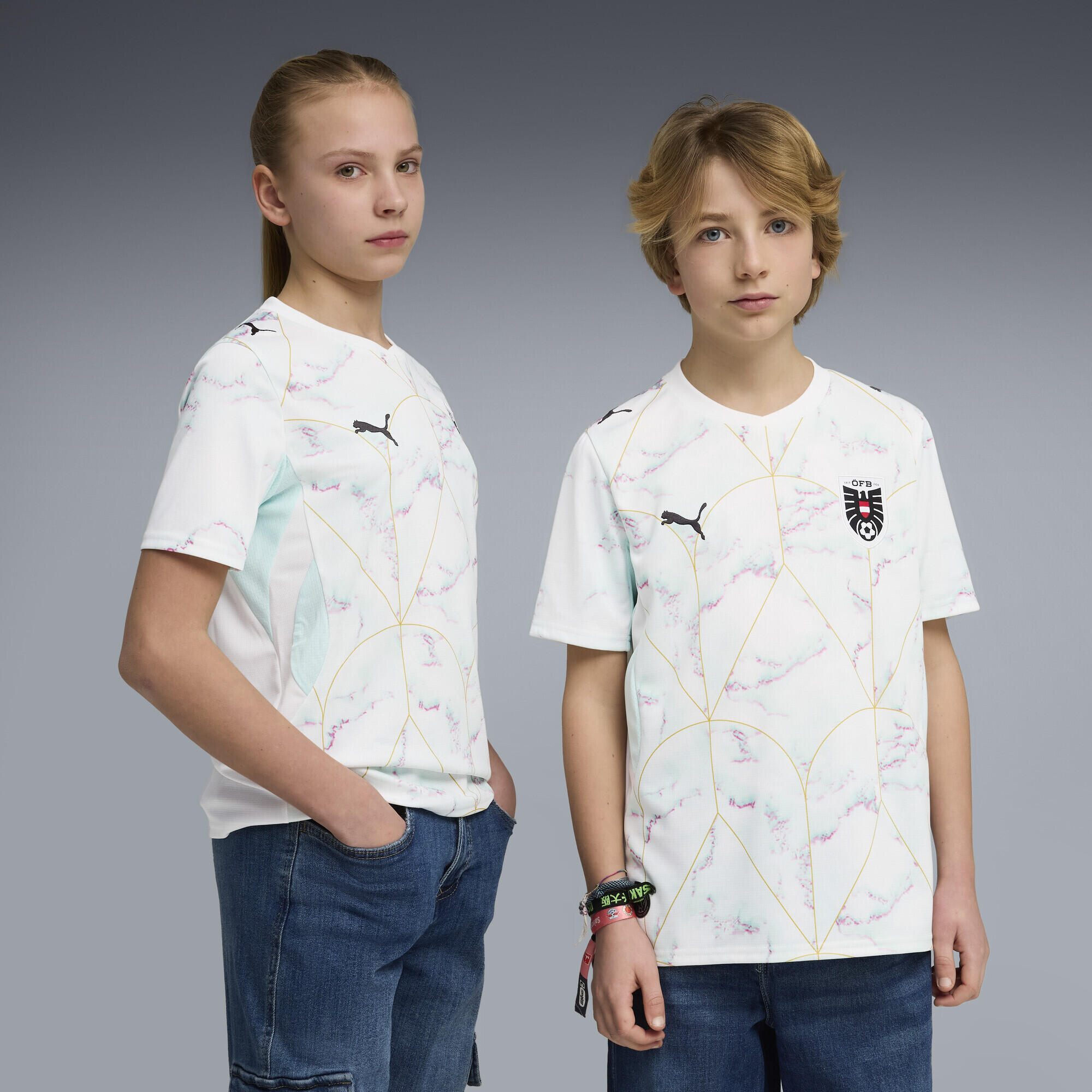 Camiseta Austria 2.ª equipación 2026 Niño PUMA 2/6