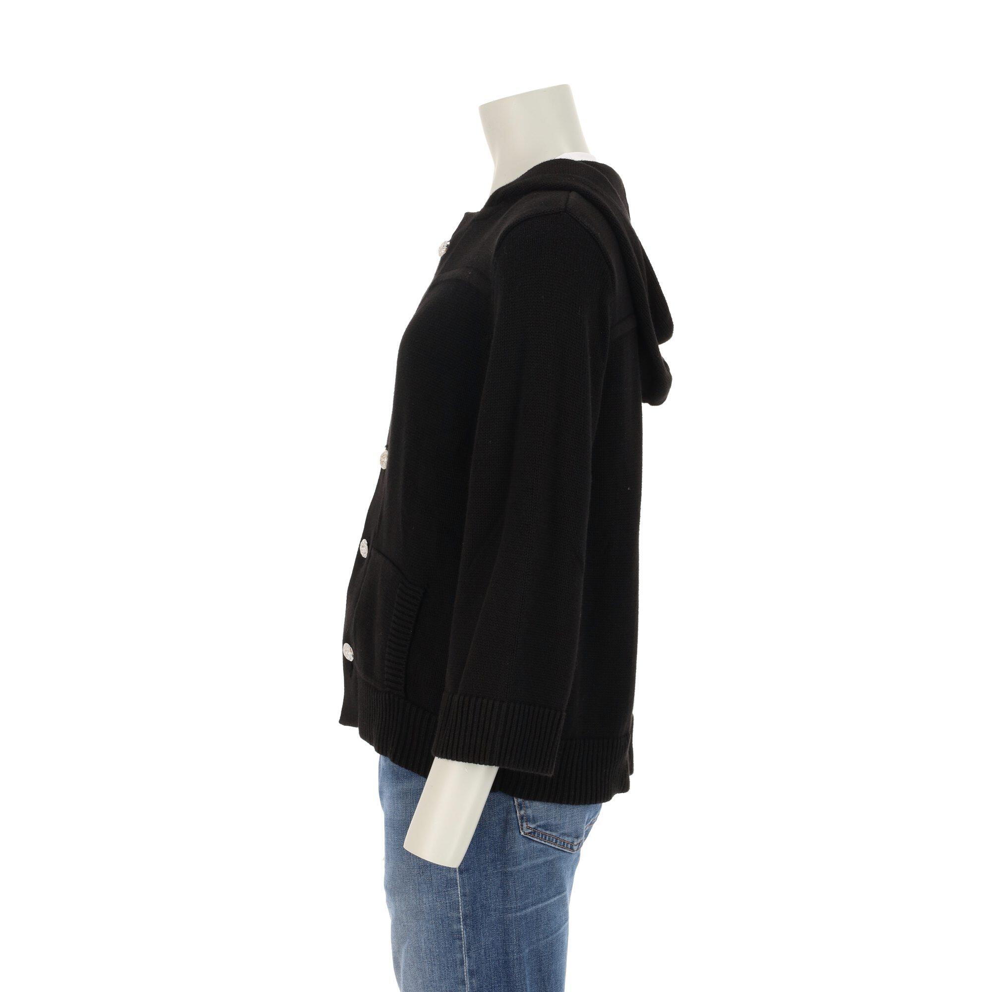 Segunda Vida - Sudadera con capucha negra para mujer - Excelente 3/7