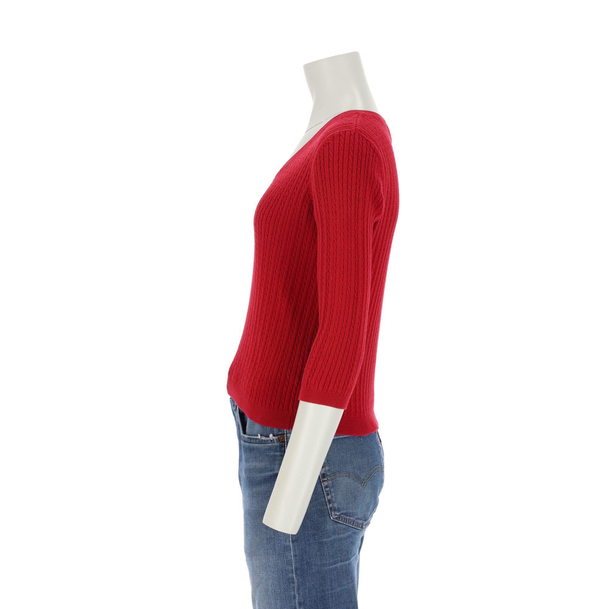 Reconditionné - Pull Femme Rouge - Très Bon État 3/7