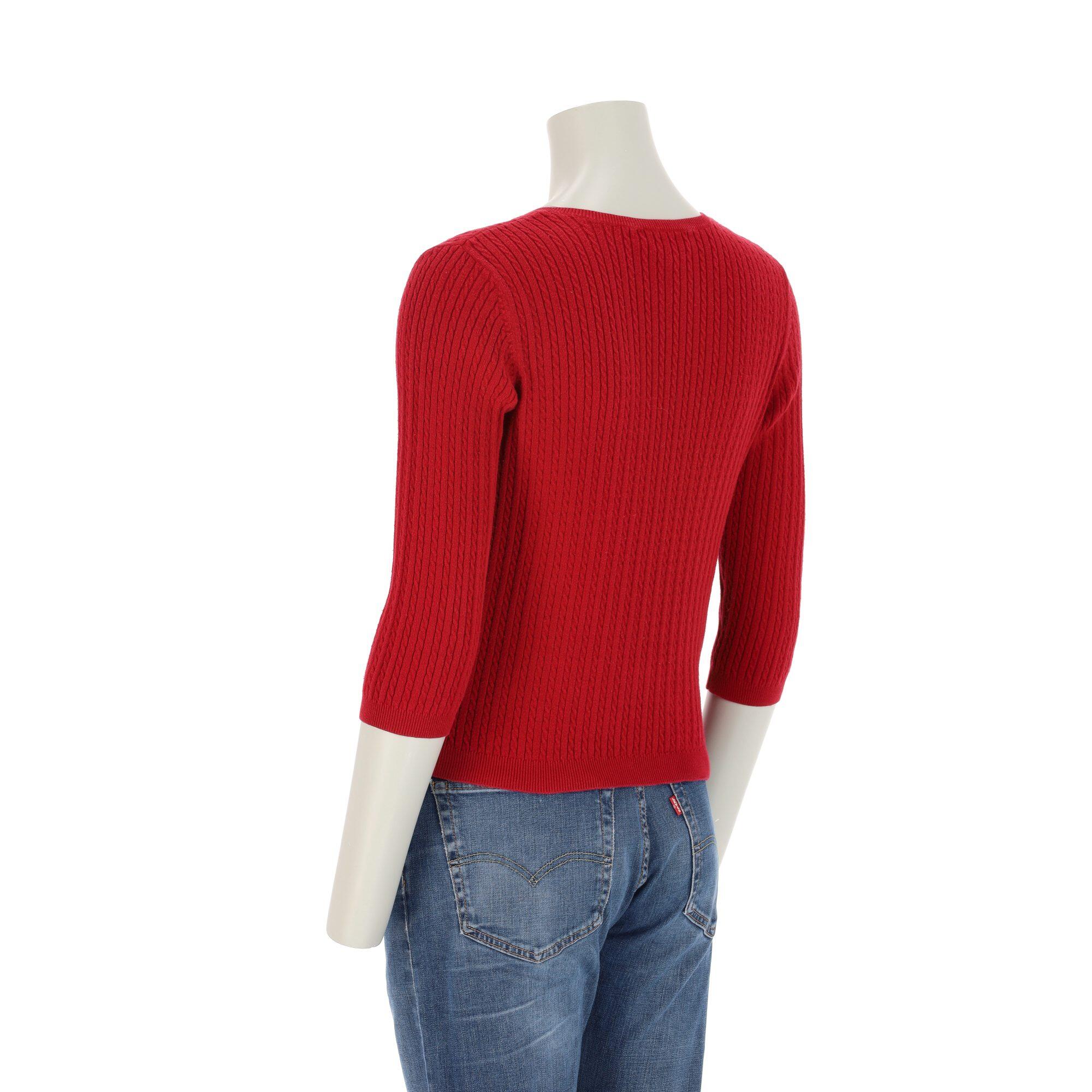 Reconditionné - Pull Femme Rouge - Très Bon État 5/7