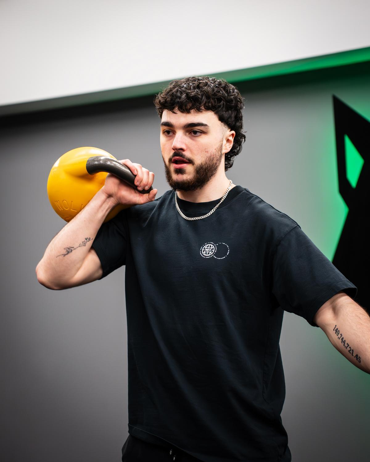 Wolverson Fitness GSU Kettlebell 26kg Orange + Black Rings 4/7