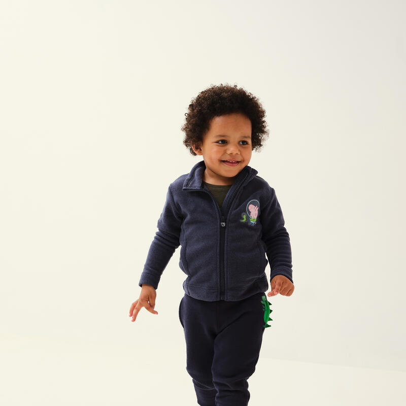 Peppa Pig Kids' Hiking Full Zip Fleece - Navy