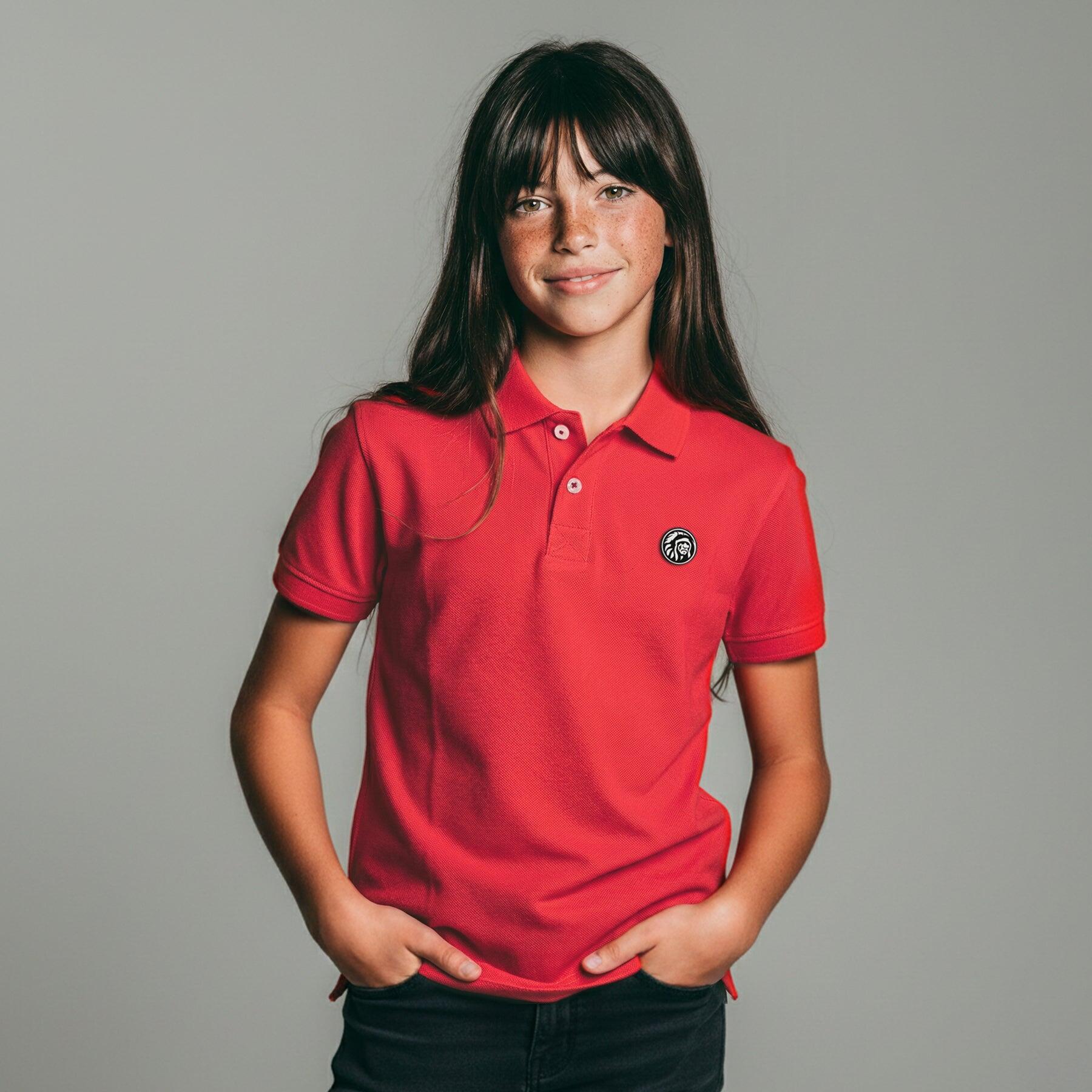 Polo The Indian Face Unisex Kids Soul Rojo 5/5