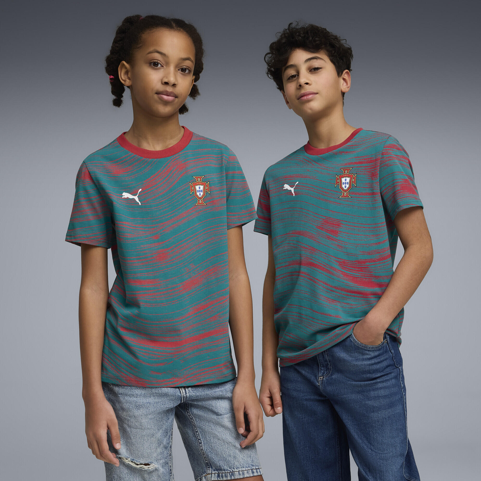 T-shirt con stampa Portogallo ftblCulture per ragazzi PUMA 2/6