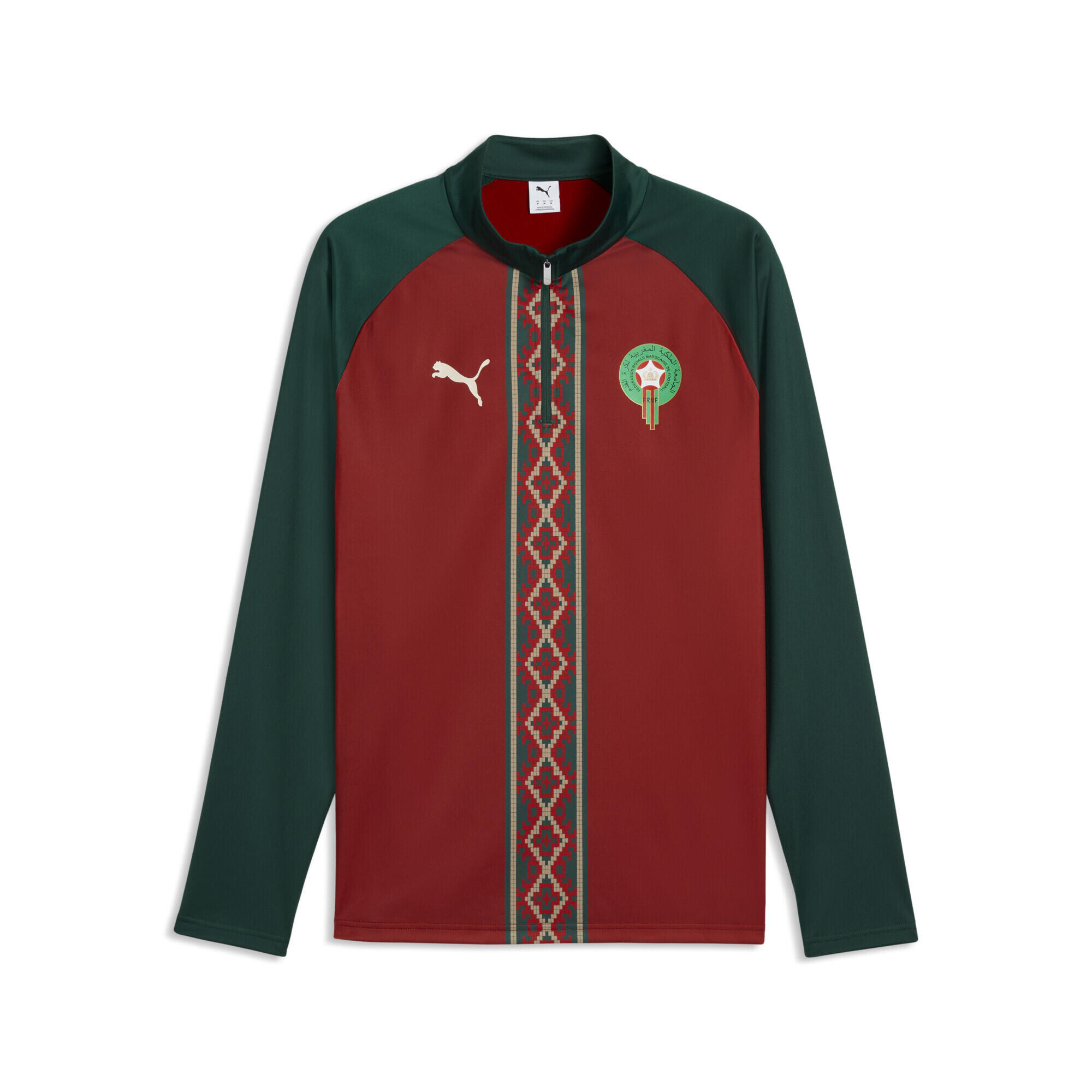 Haut d’échauffement 1/4 zip Maroc Homme PUMA 2/6