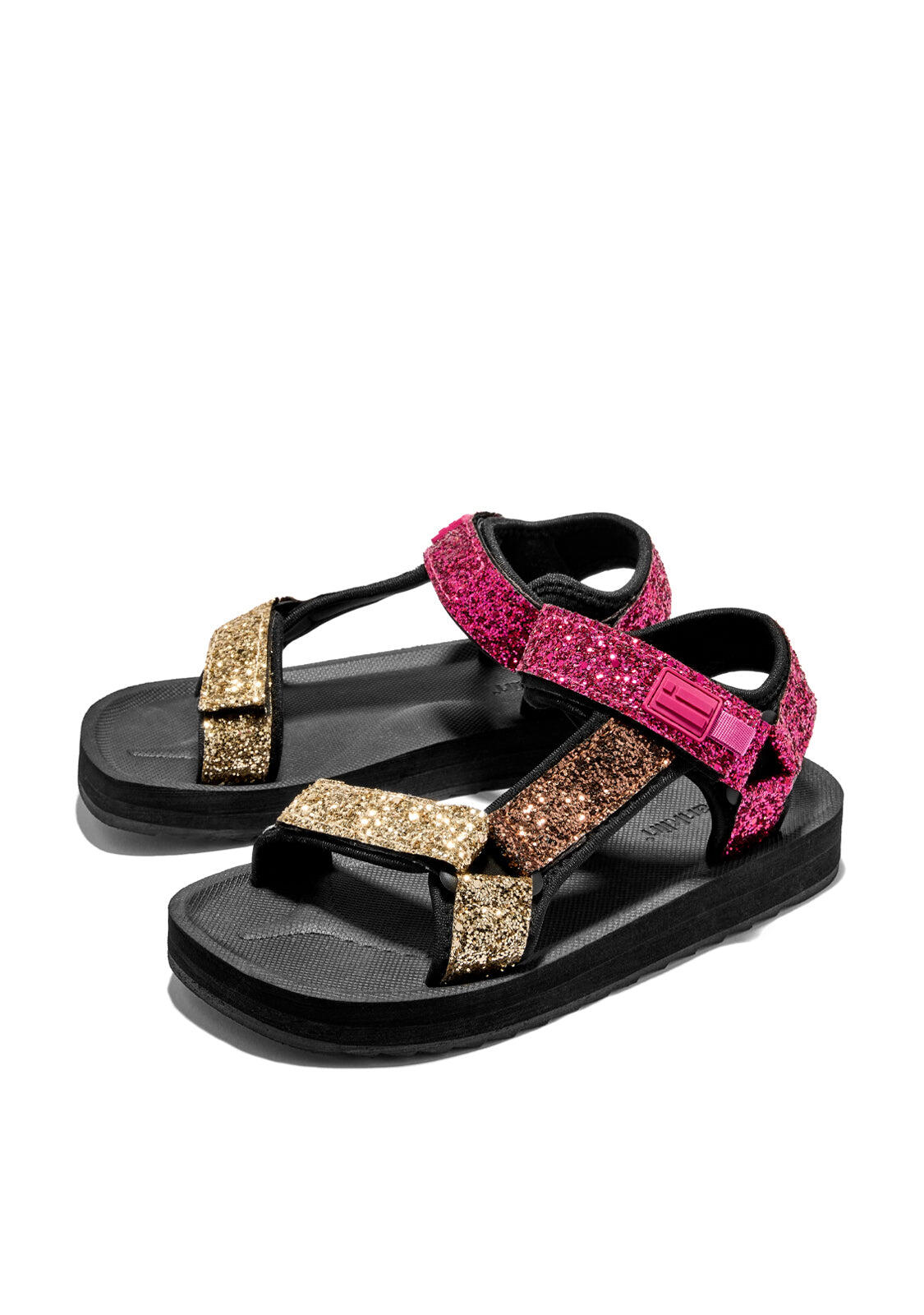 Sandalias D. Franklin Forest Glitter Rosa 2/4