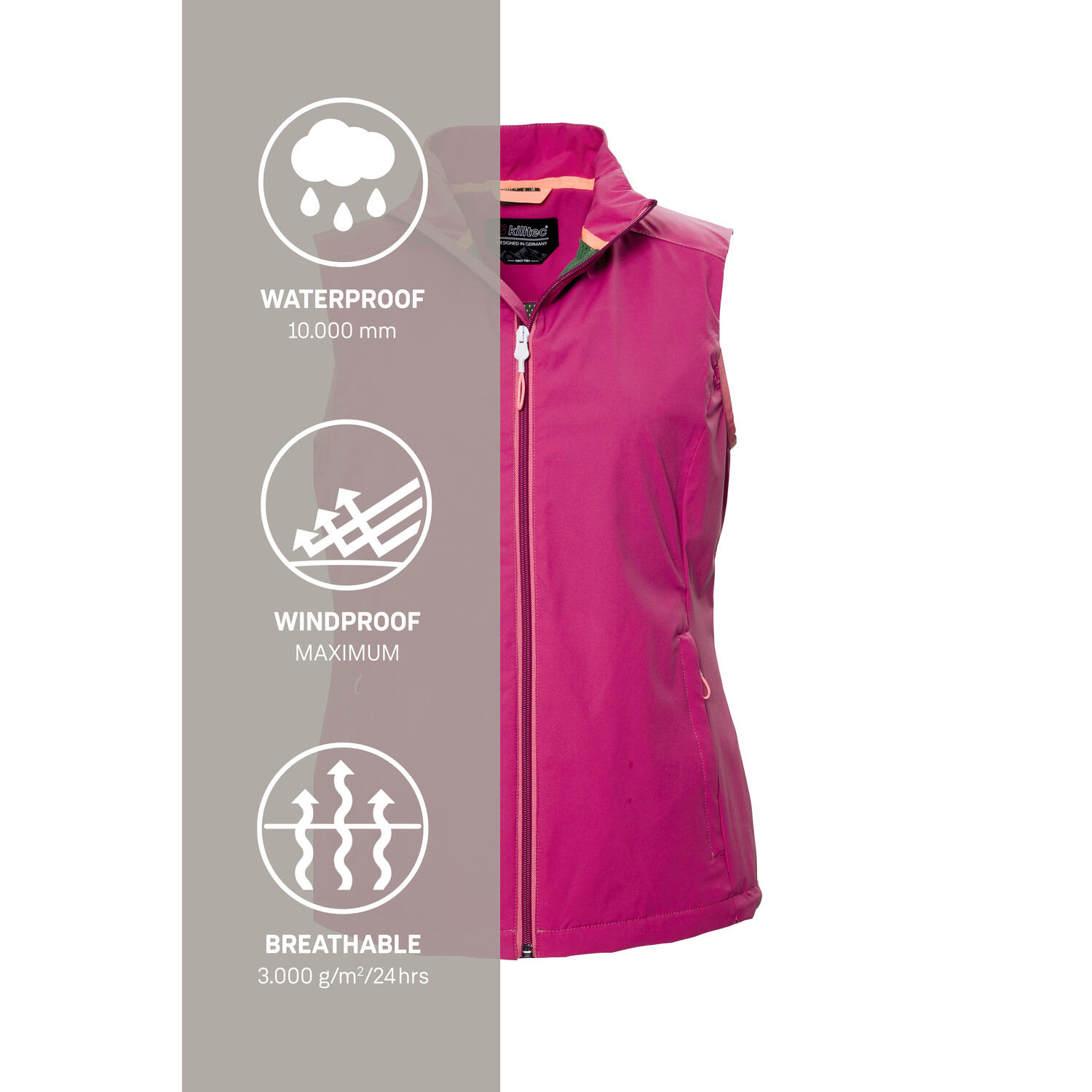 Killtec Outdoor Weste Damen 6/7