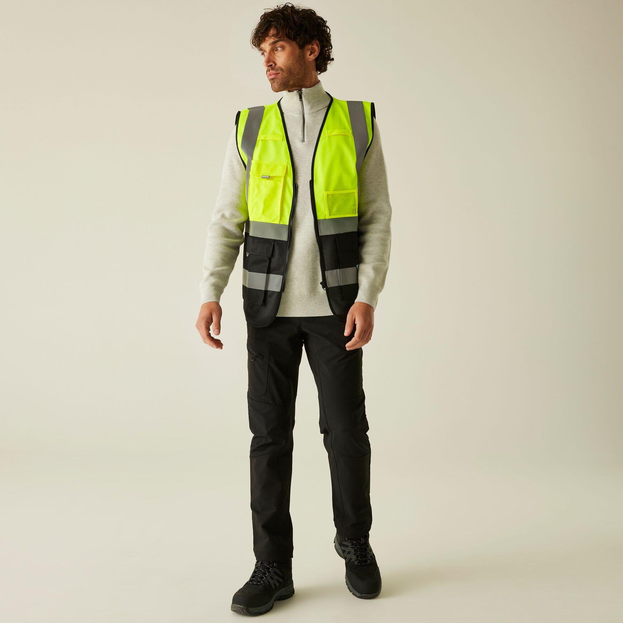 Mens Hi-vis Executive Vest 3/4