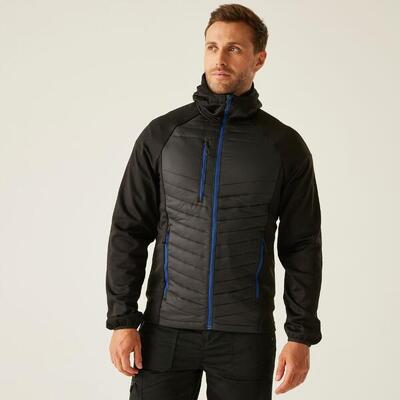 Gevulde jas hiking heren nagate hybrid jacket