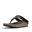FITFLOP FitFlop Lulu Lux Graphic-Weave Leather Cross Slides  ZWART 37