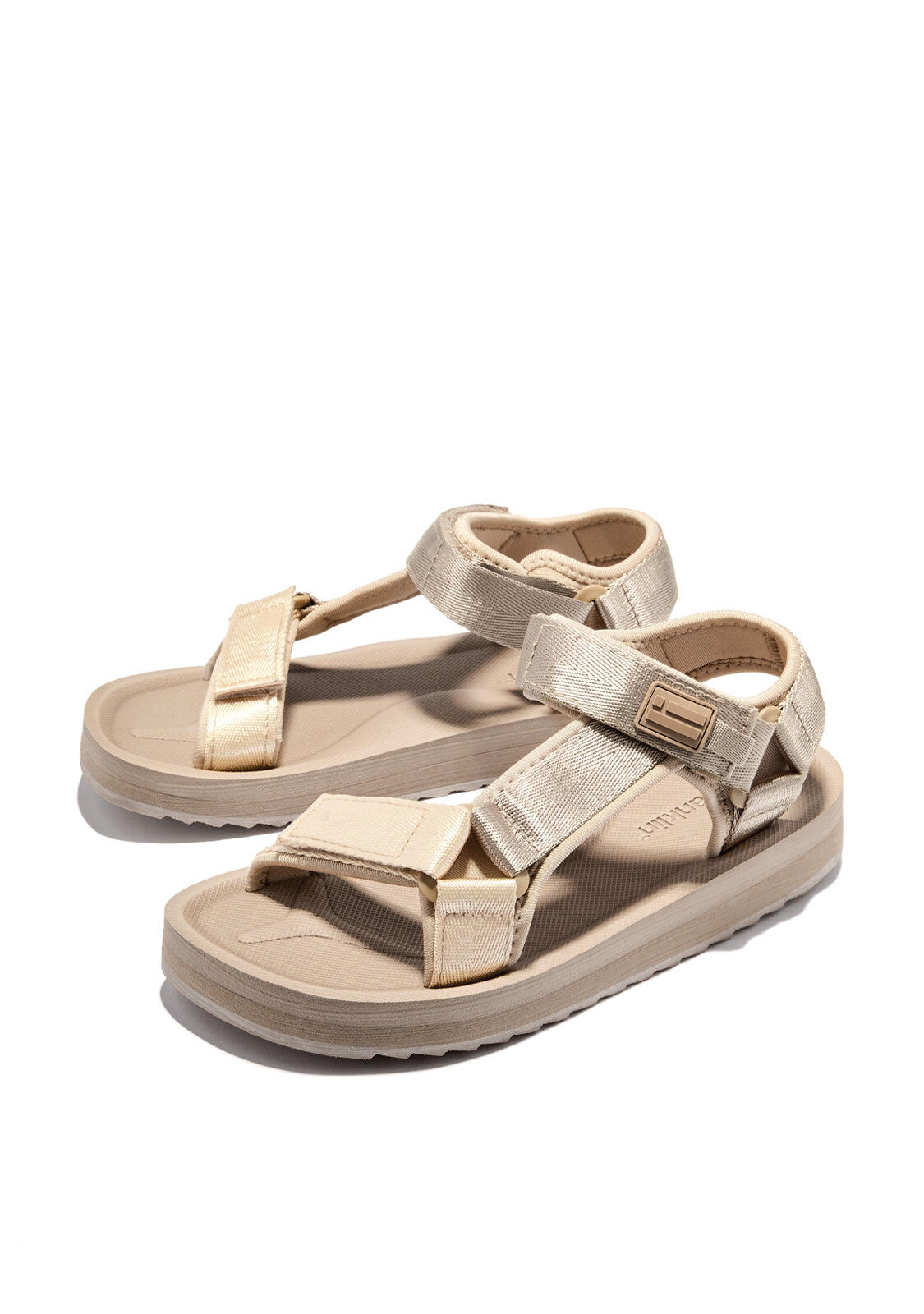 Sandalias D. Franklin Forest Met Beige 2/4