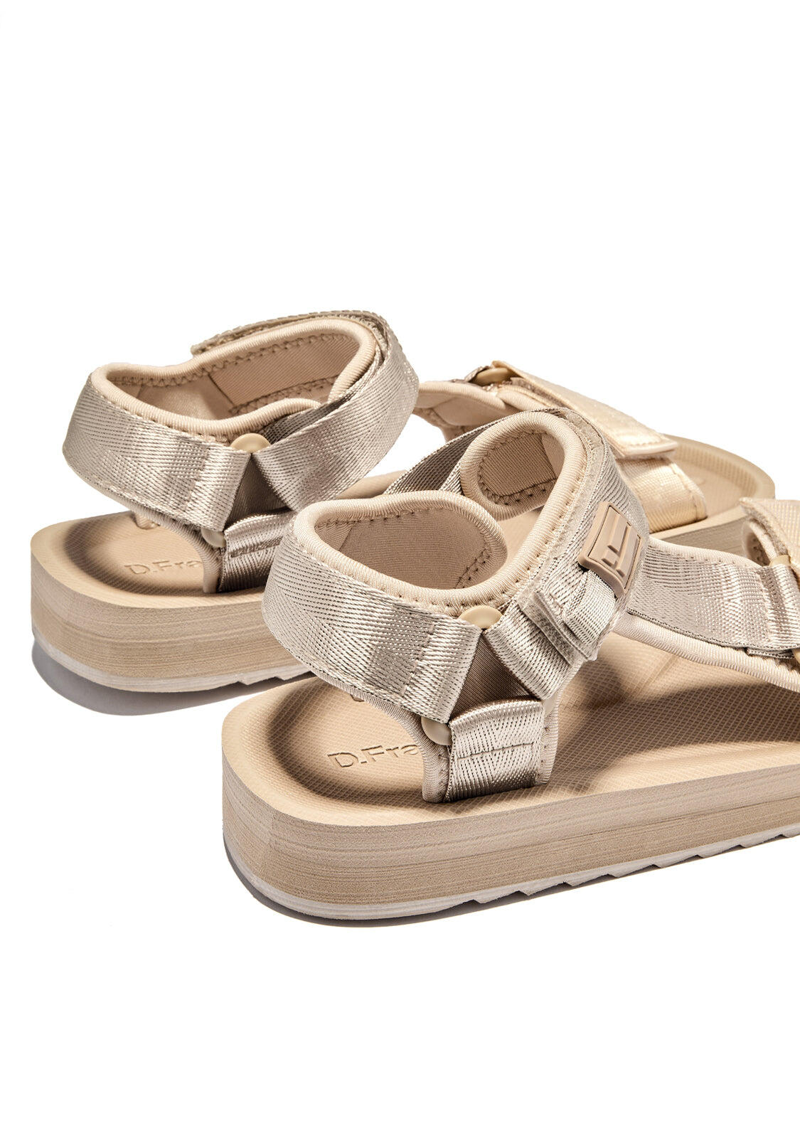 Sandalias D. Franklin Forest Met Beige 4/4