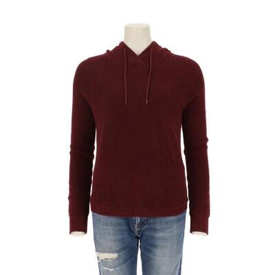 Tweedehands - dames bordeauxrode hoodie - zeer goede staat